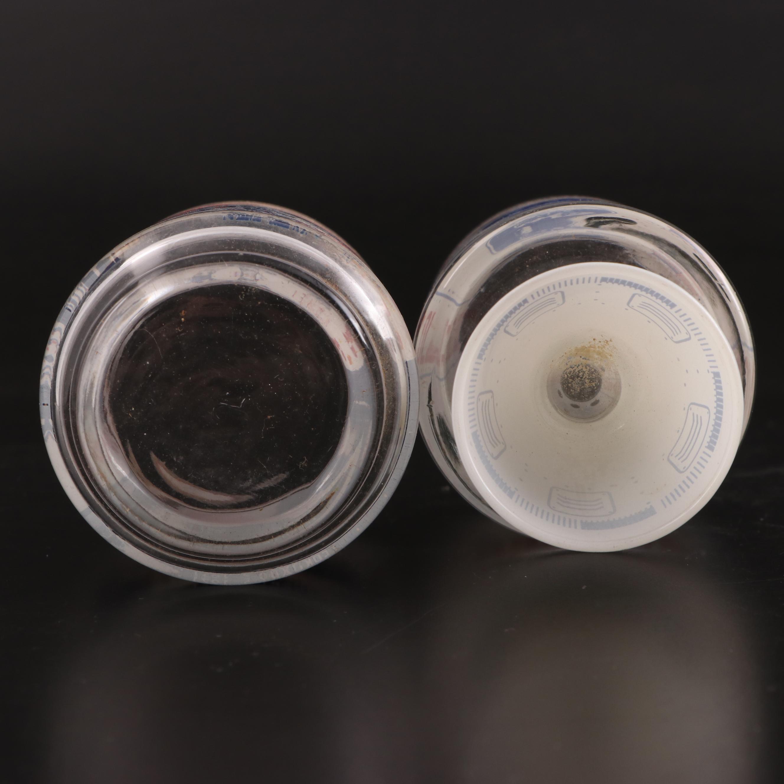 Holiday Inn and Other Motel Glass Advertising Ashtrays with Apollo Mission Cups