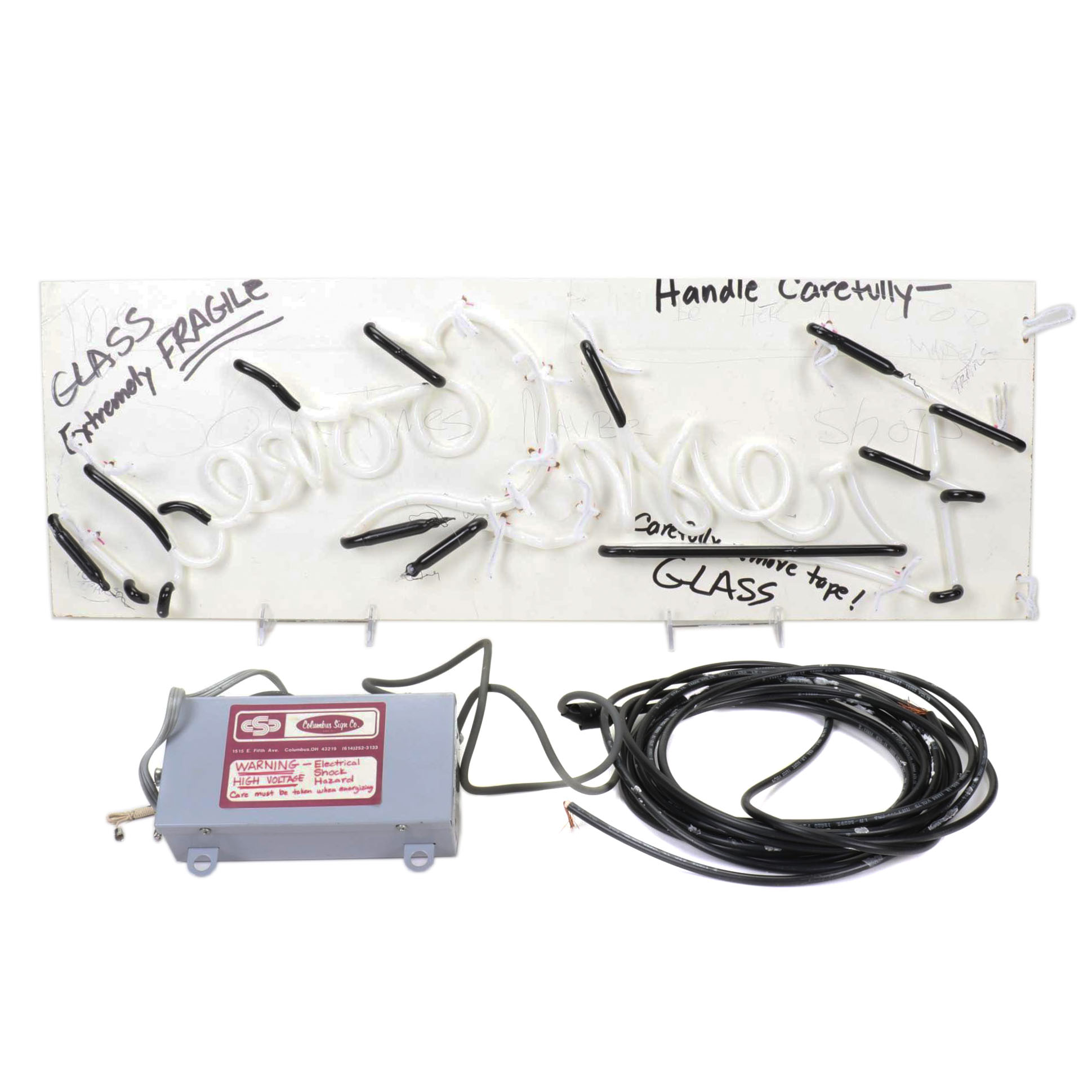 "Fresh Cooked" Neon Restaurant Sign