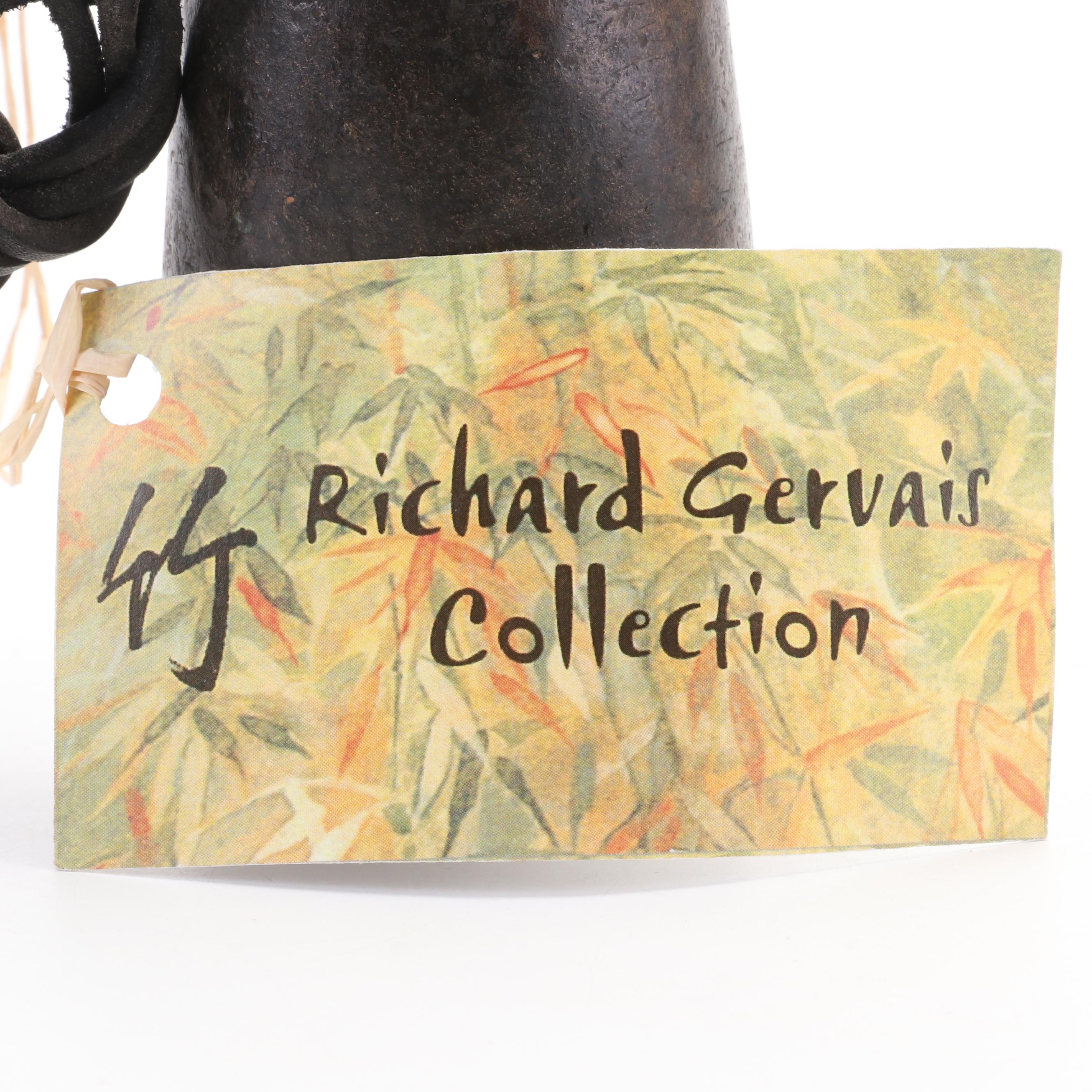 Cambodian Bronze Buddhist Temple Bell, 19th Century