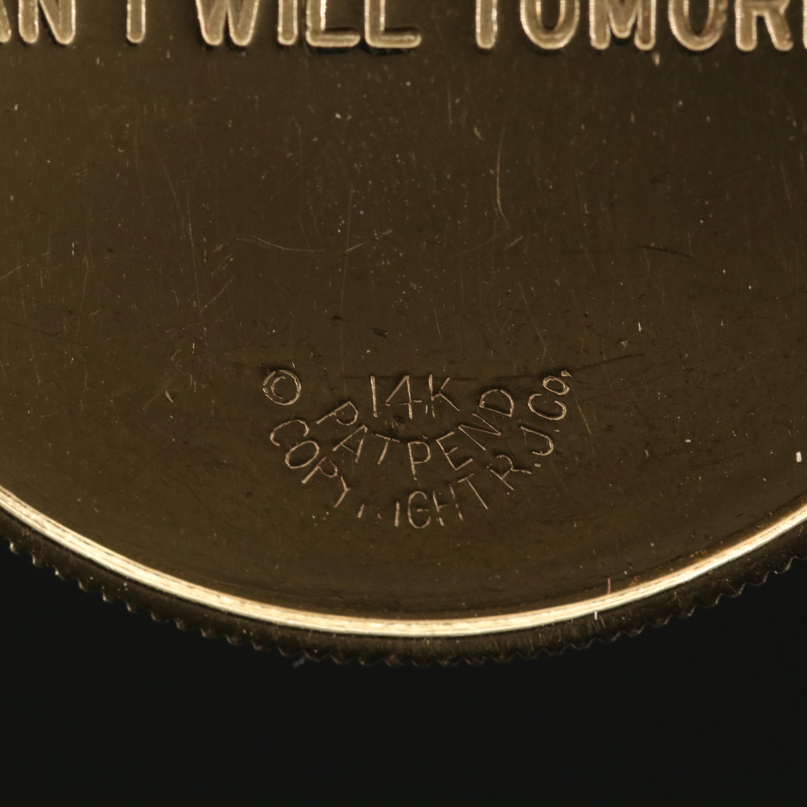 RJ Co. 14K Ruby and Sapphire Scales of Justice Pendant Necklace