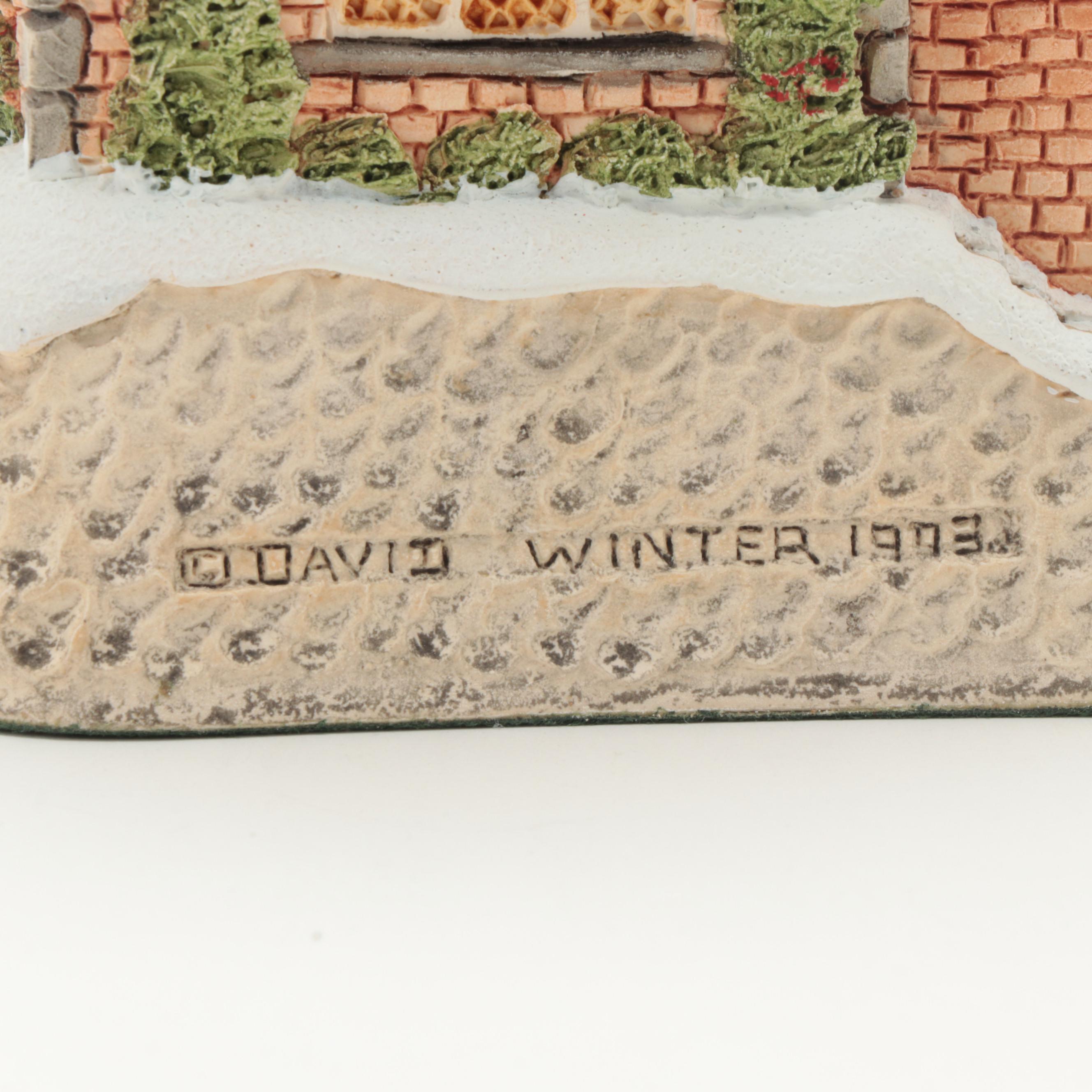 "Scrooge Family Home" and Other Christmas Carol David Winter Cottages