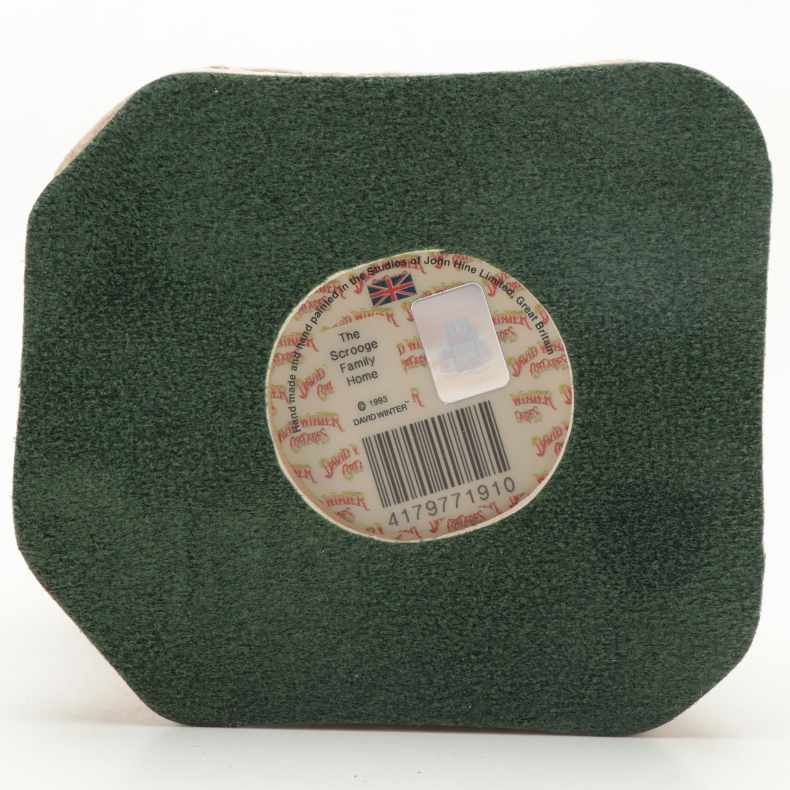 "Scrooge Family Home" and Other Christmas Carol David Winter Cottages