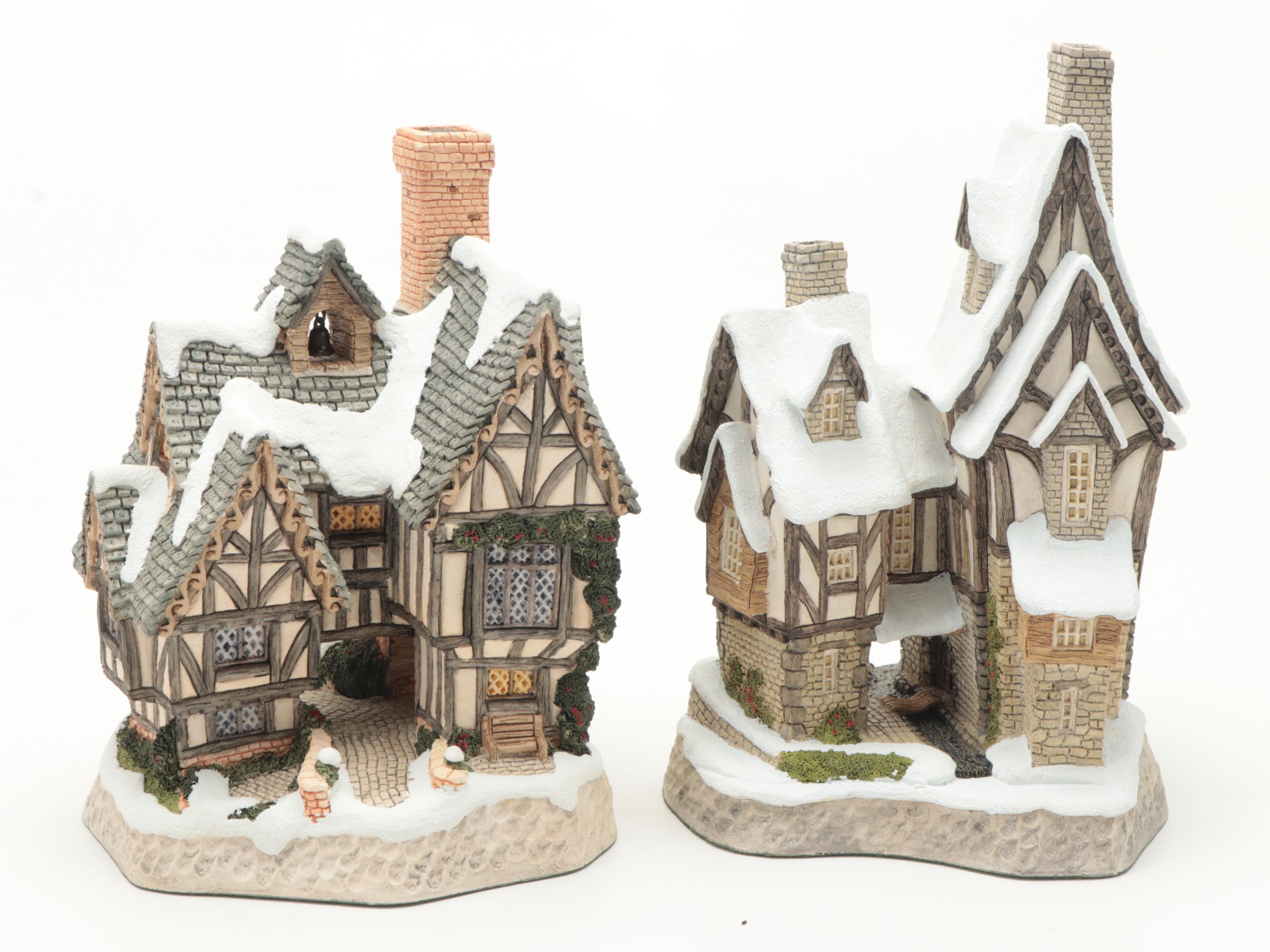 "Scrooge Family Home" and Other Christmas Carol David Winter Cottages