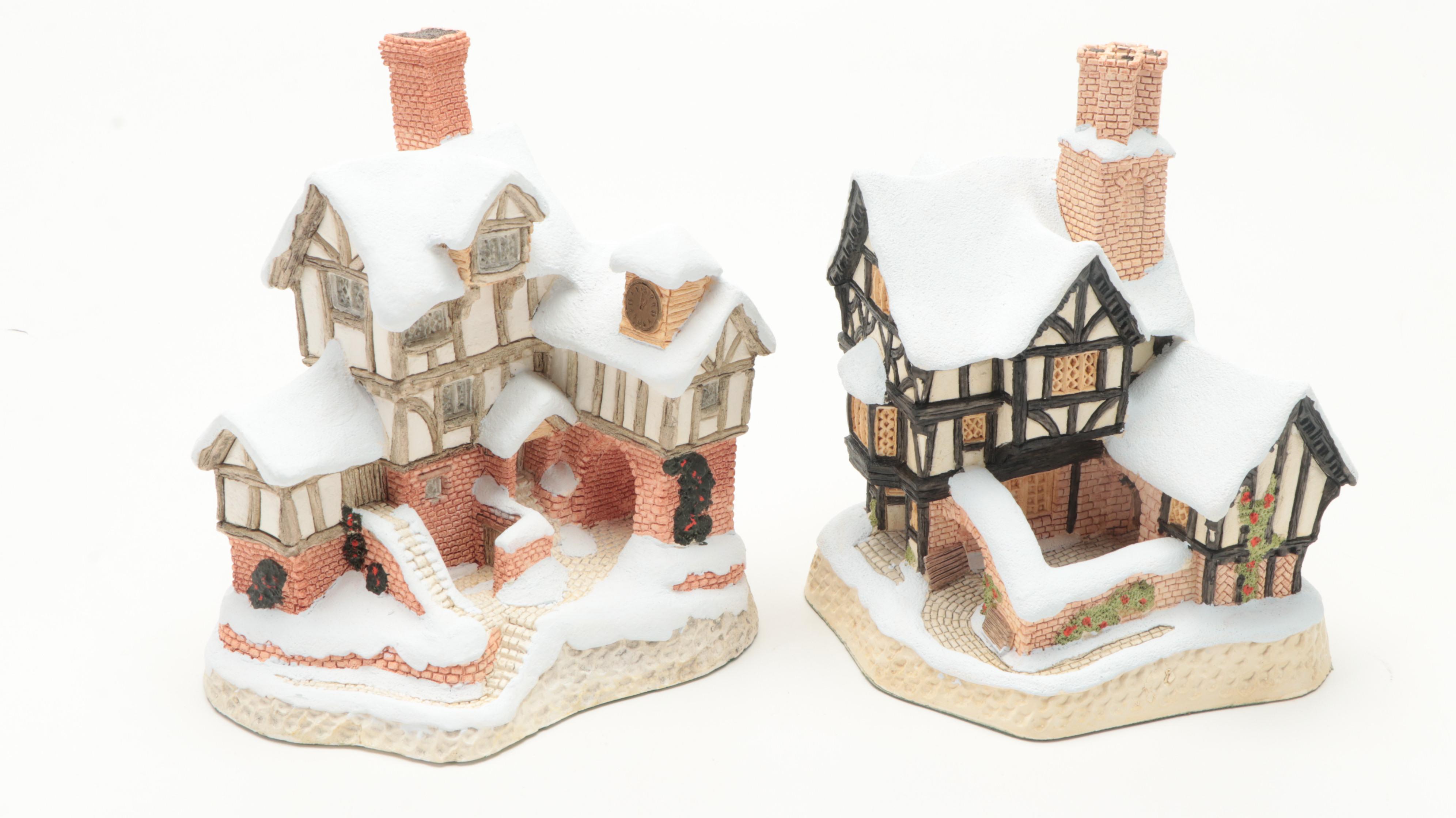 "Scrooge Family Home" and Other Christmas Carol David Winter Cottages