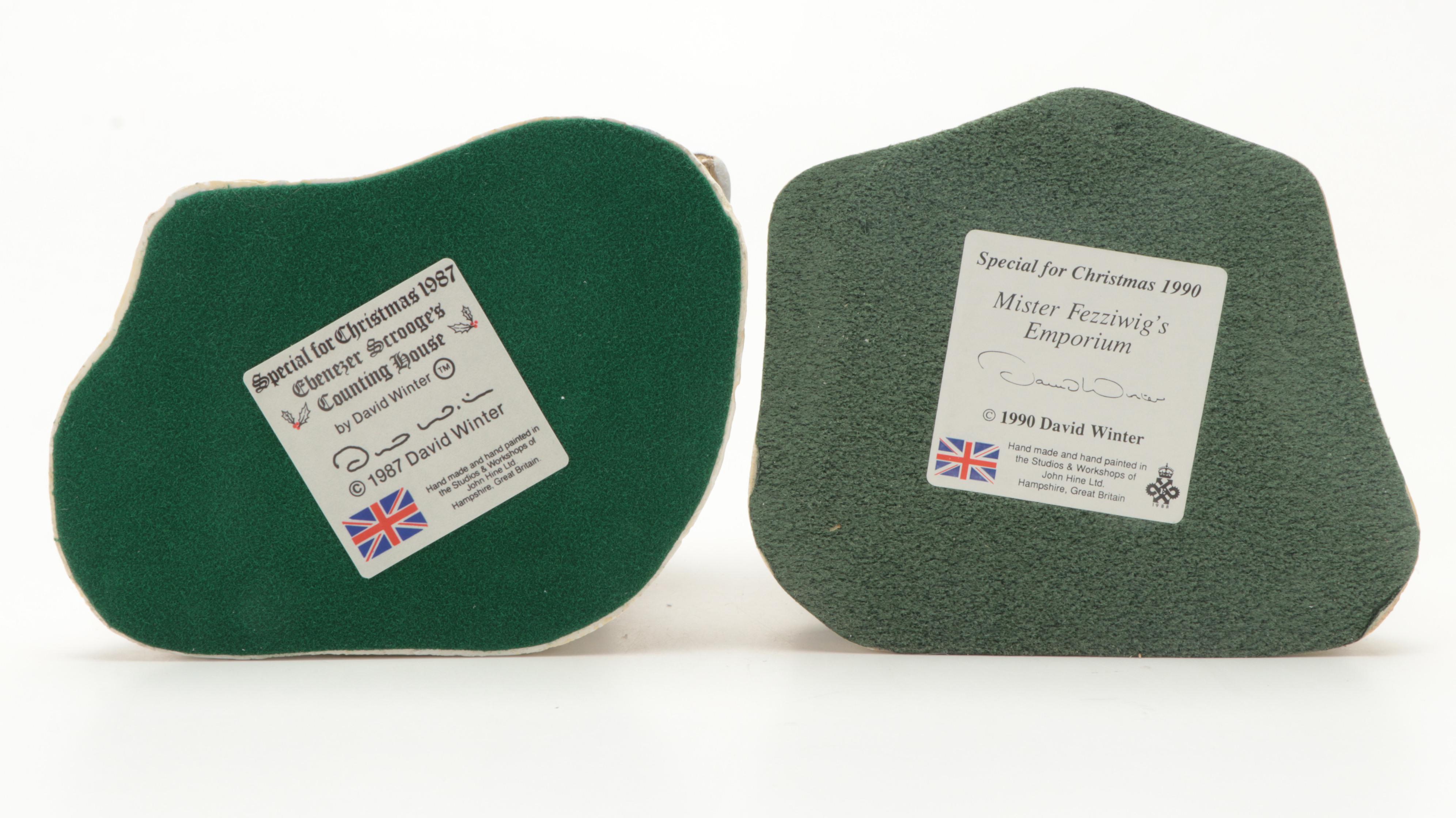 "Scrooge Family Home" and Other Christmas Carol David Winter Cottages