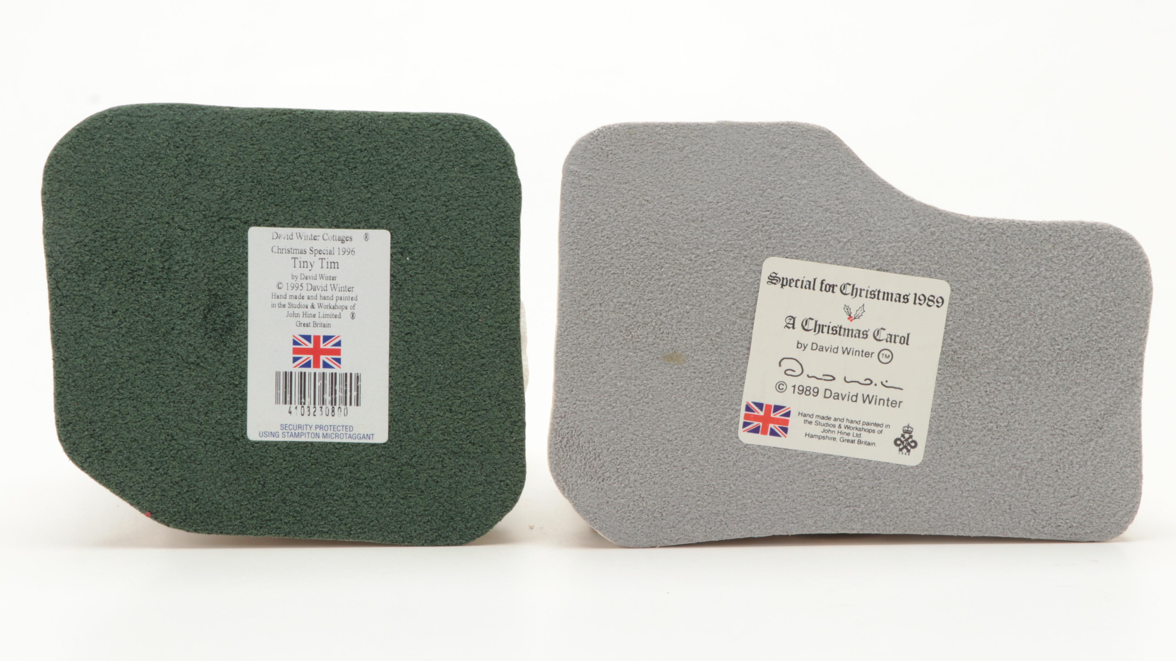 "Scrooge Family Home" and Other Christmas Carol David Winter Cottages