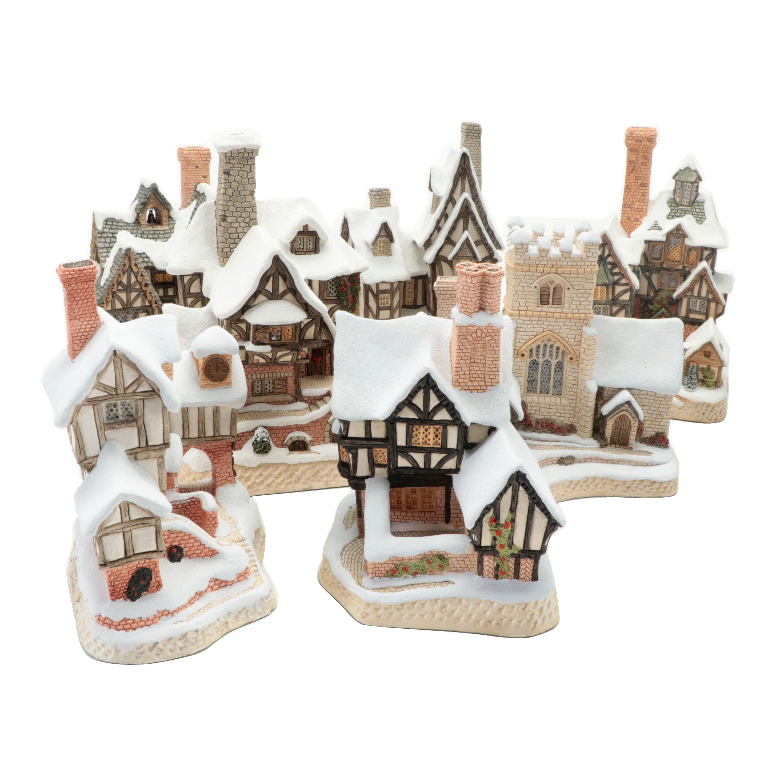 "Scrooge Family Home" and Other Christmas Carol David Winter Cottages