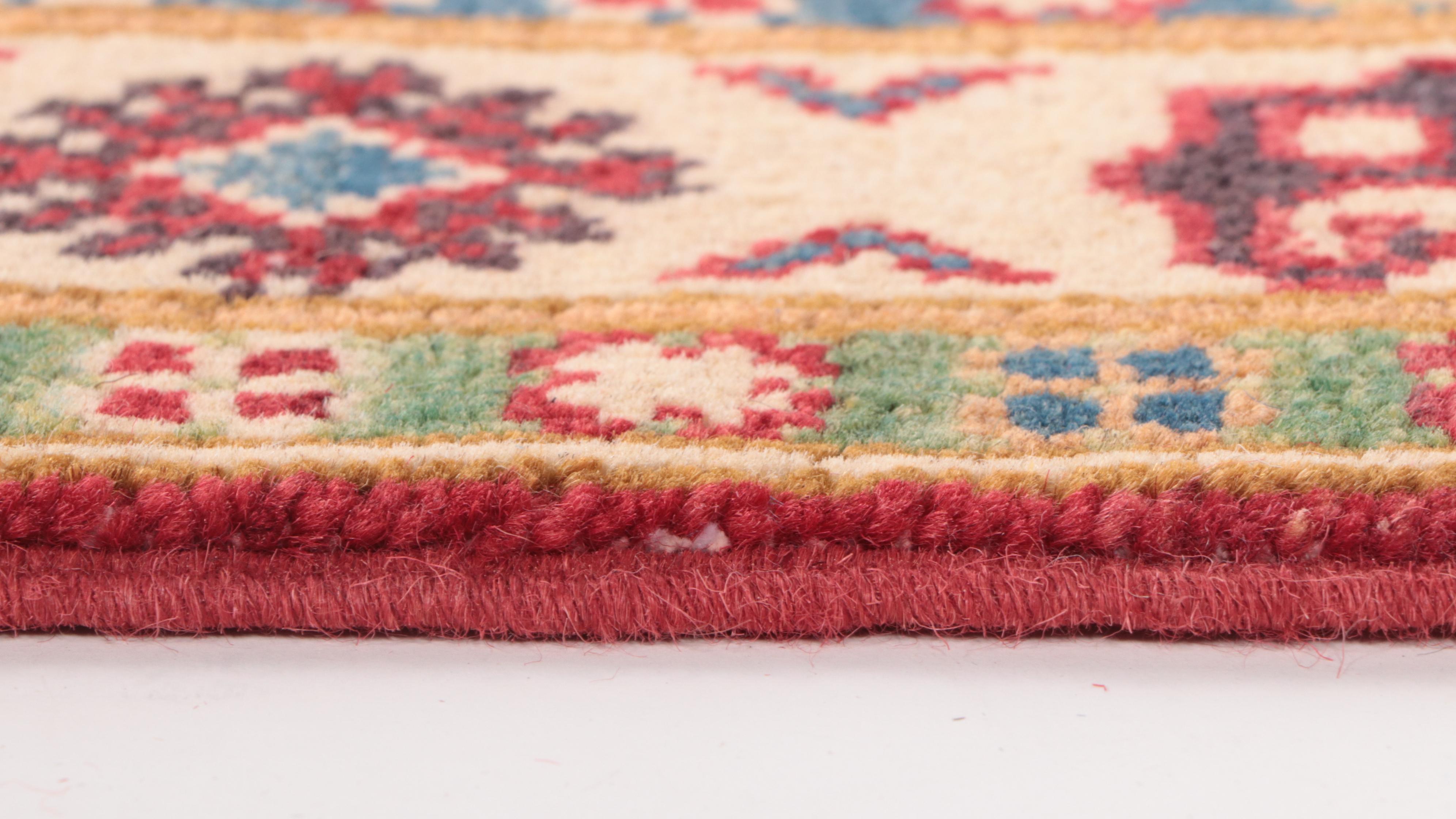 2'11 x 3'10 Hand-Knotted Pakistani Kazak-Style Accent Rug