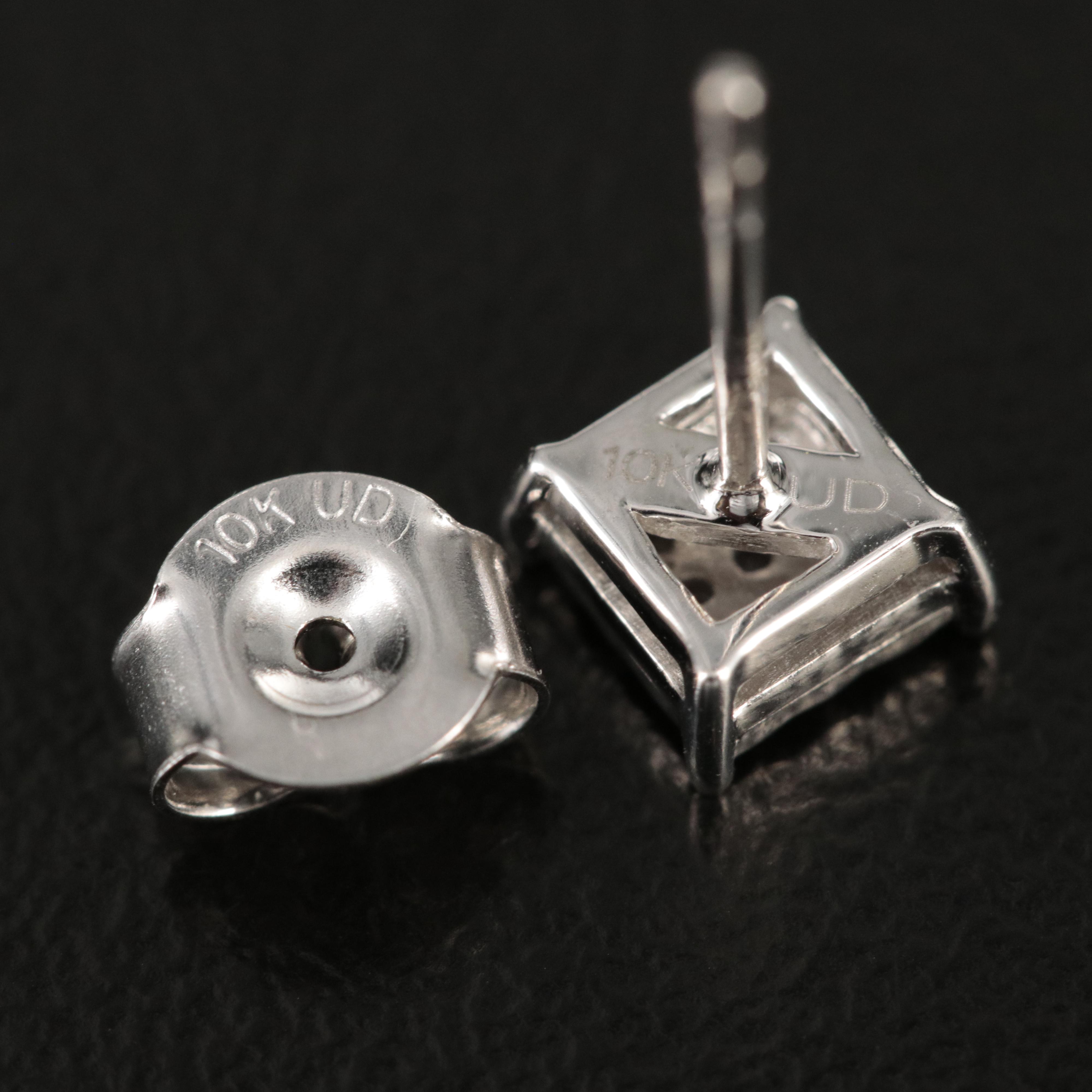 10K 0.09 CTW Diamond Stud Earrings