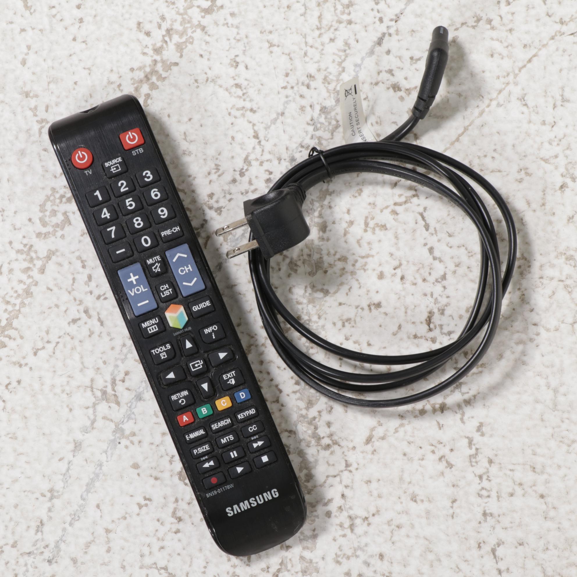 Samsung 50" LED Smart TV With Remote