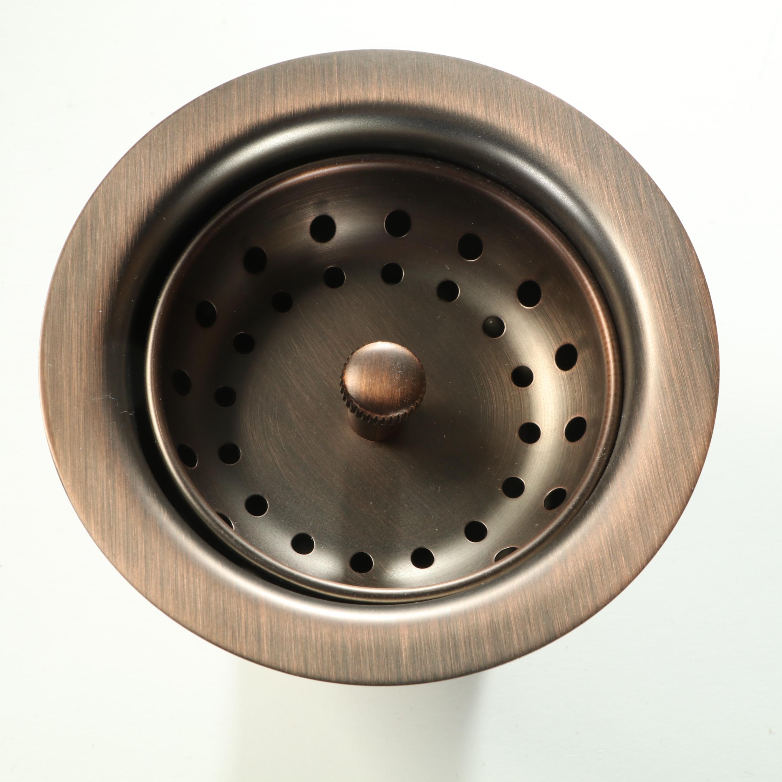 Rose Gold Bronze Finish Stainless Steel Prep Sink with Pull-Down Faucet and More