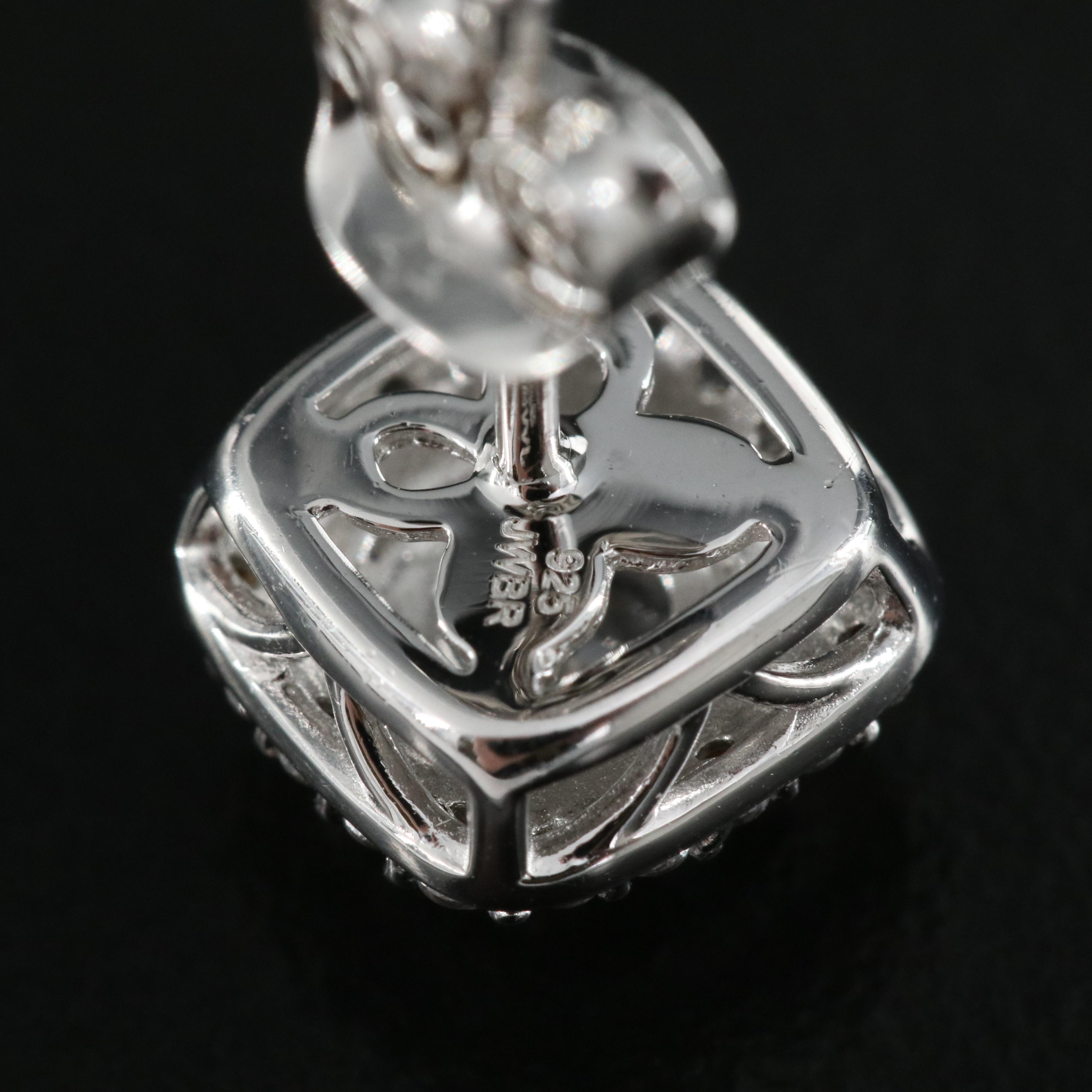 Sapphire Stud Earrings in Sterling