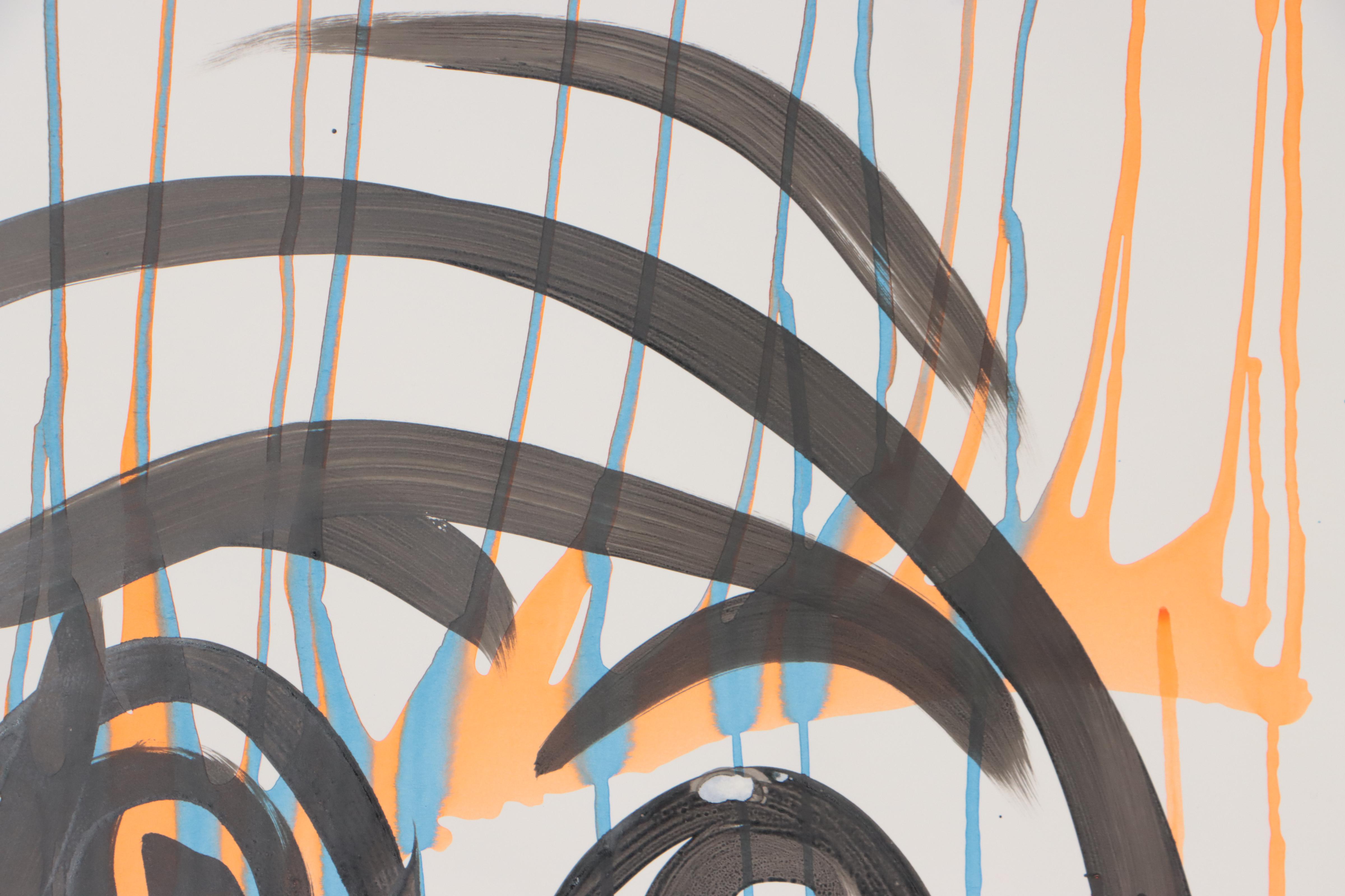 Peter Keil Abstract Portrait Acrylic Painting