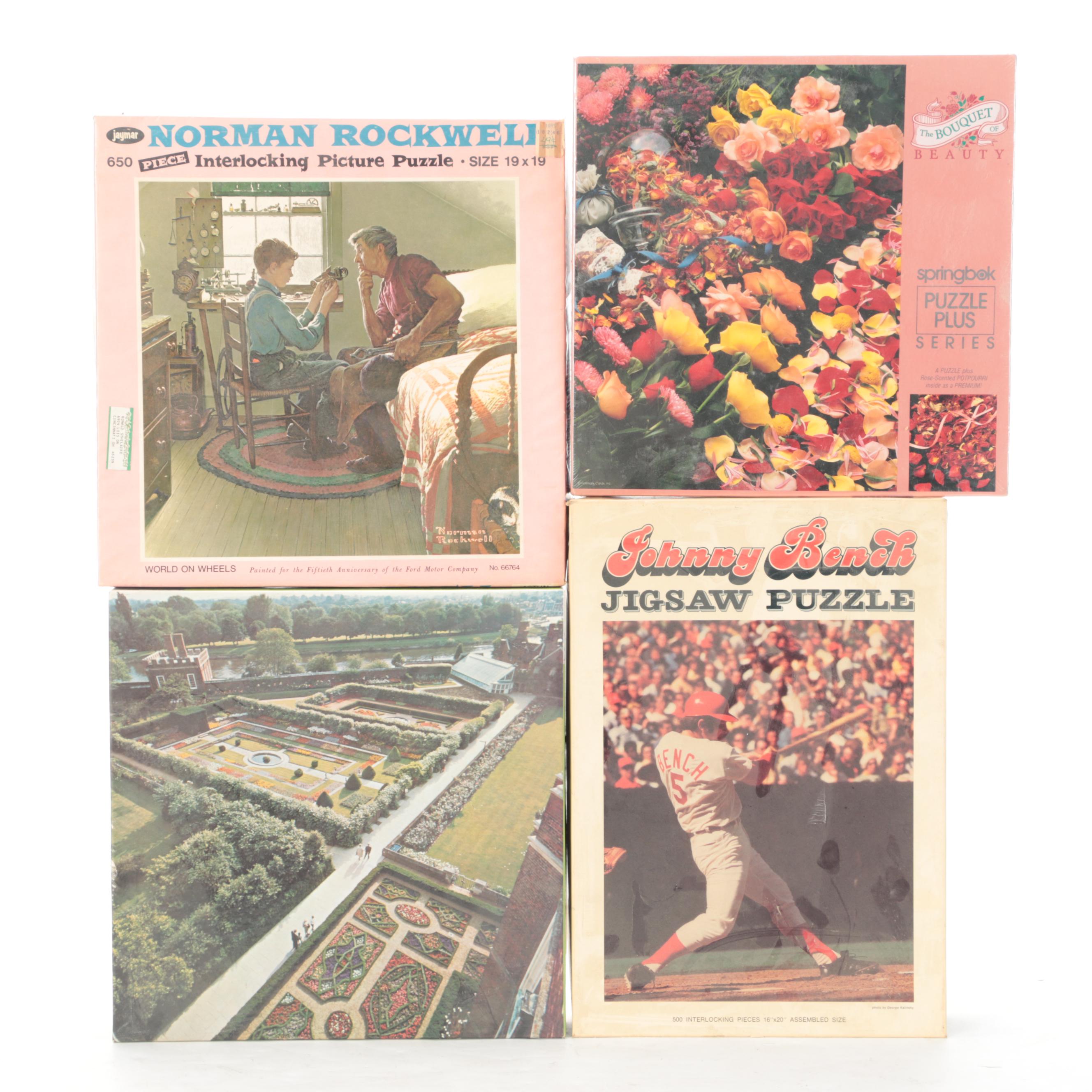 Norman Rockwell, The Strongman, Johnny Bench and More Jigsaw Puzzles
