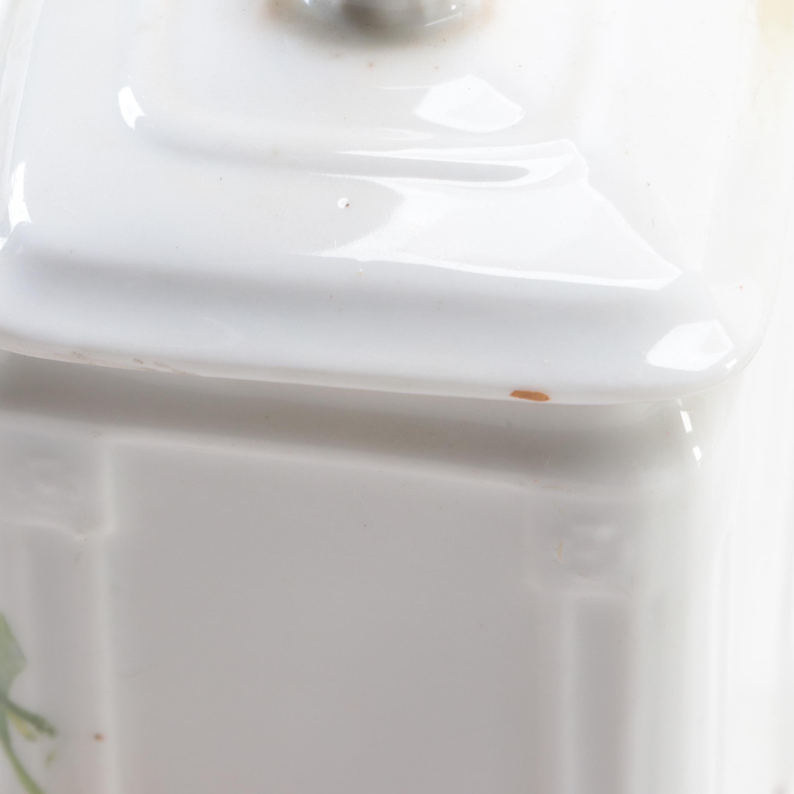 Victoria China Porcelain Canister Set, Early to Mid 20th Century