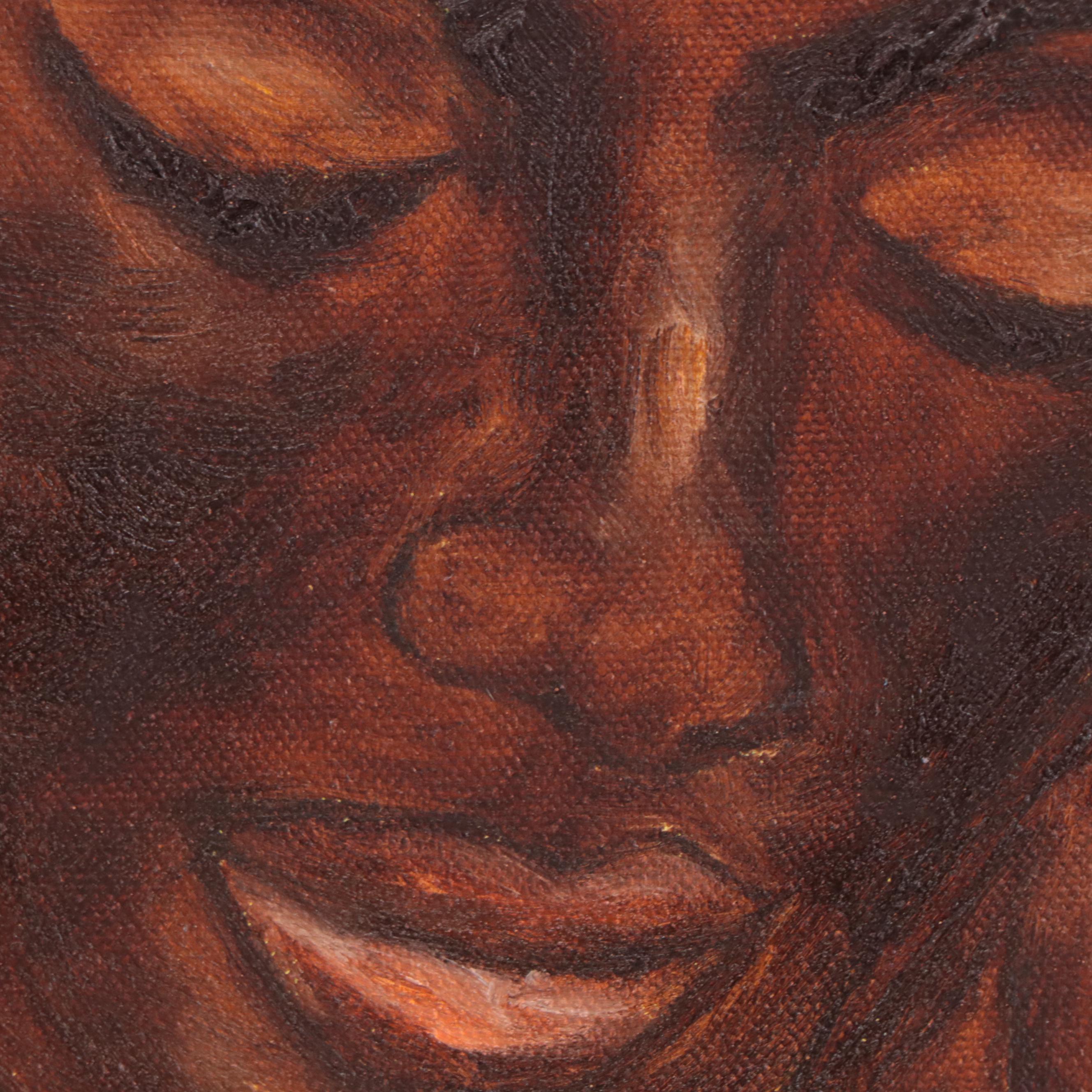 Oluwakemi Omowaire Oil Painting "Cherished," 21st Century