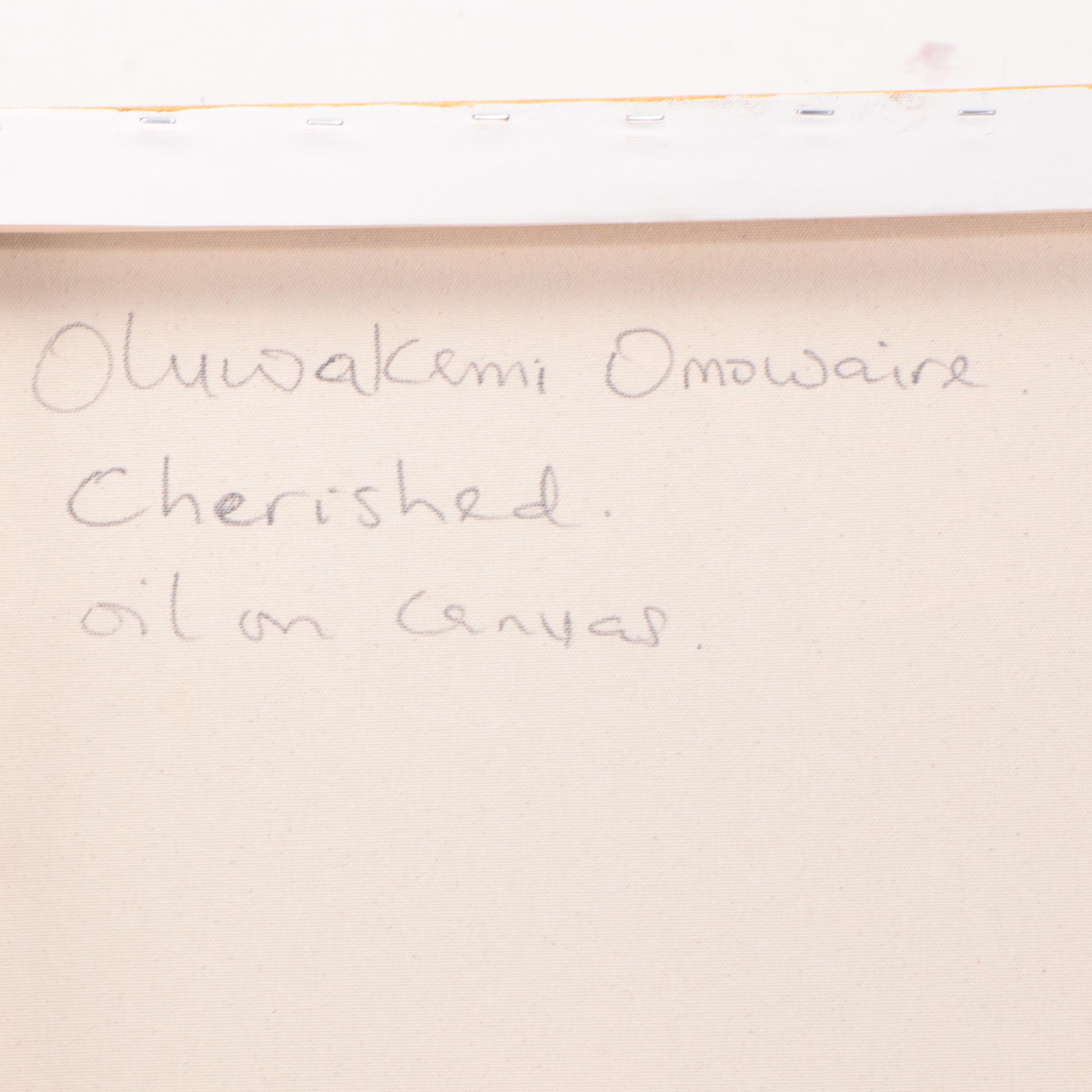 Oluwakemi Omowaire Oil Painting "Cherished," 21st Century