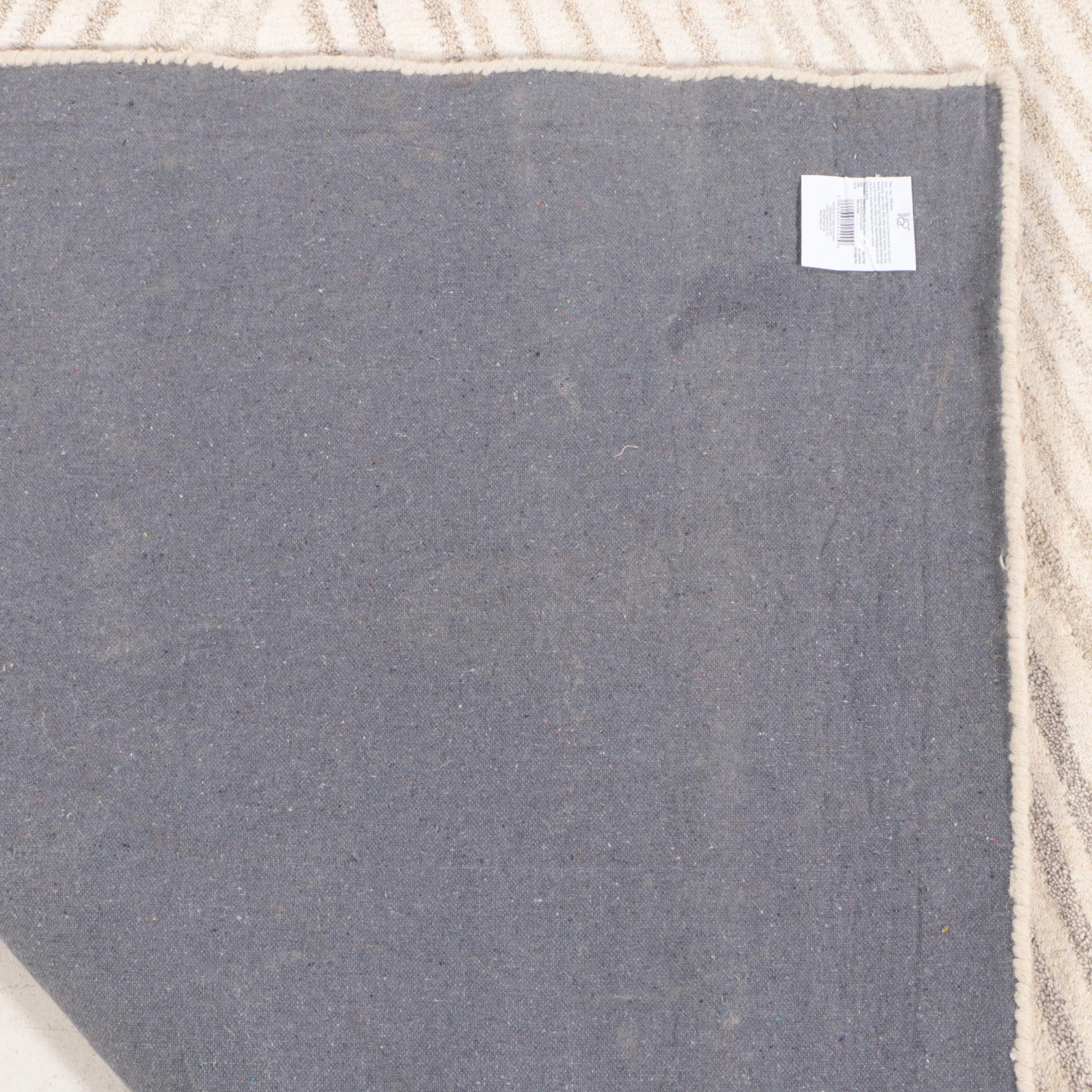 8'10 x 11'7 Hand-Tufted Project 62 Chevron Area Rug