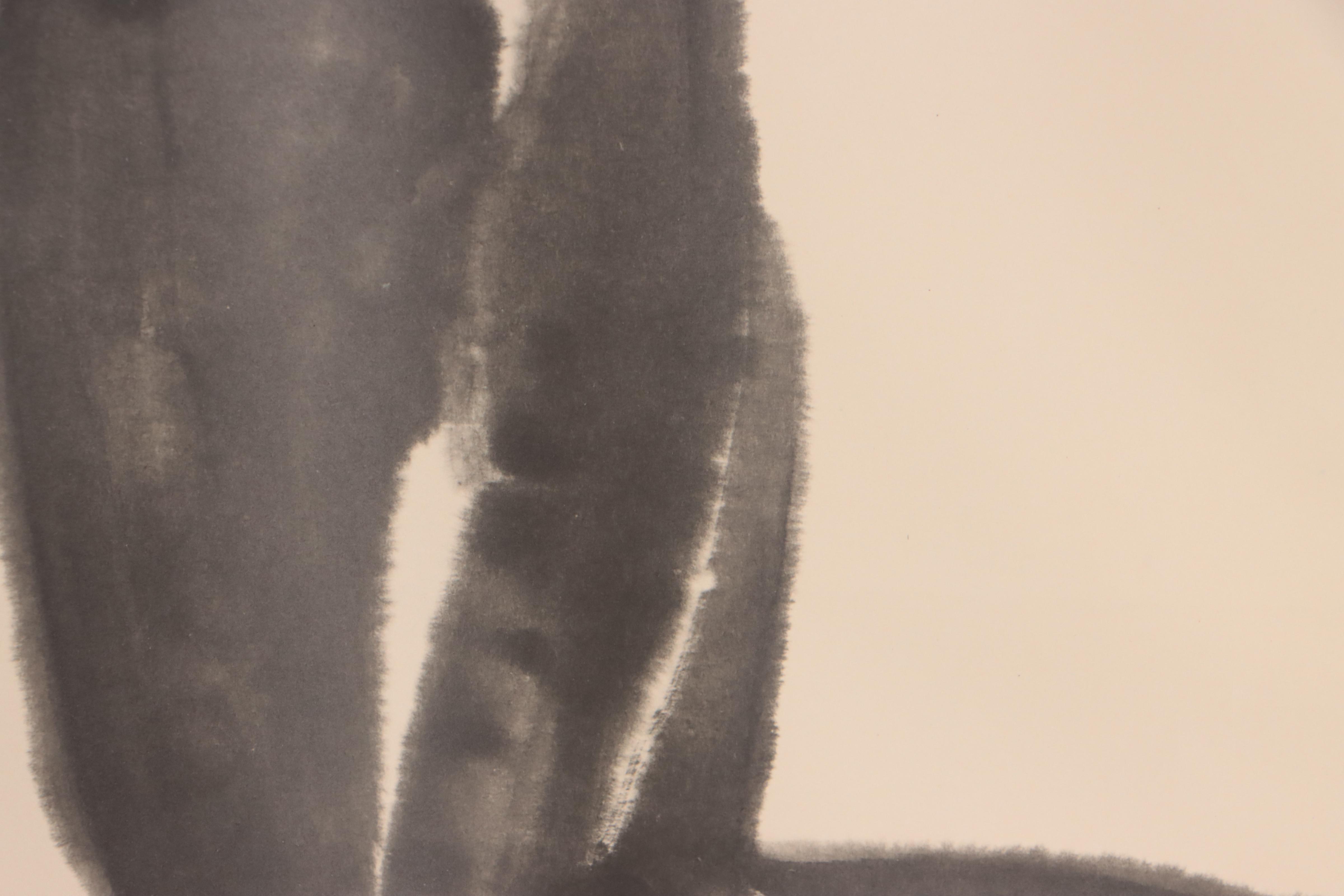 Collotype of Cat After Da Wei Kwo "Tip," Mid 20th Century