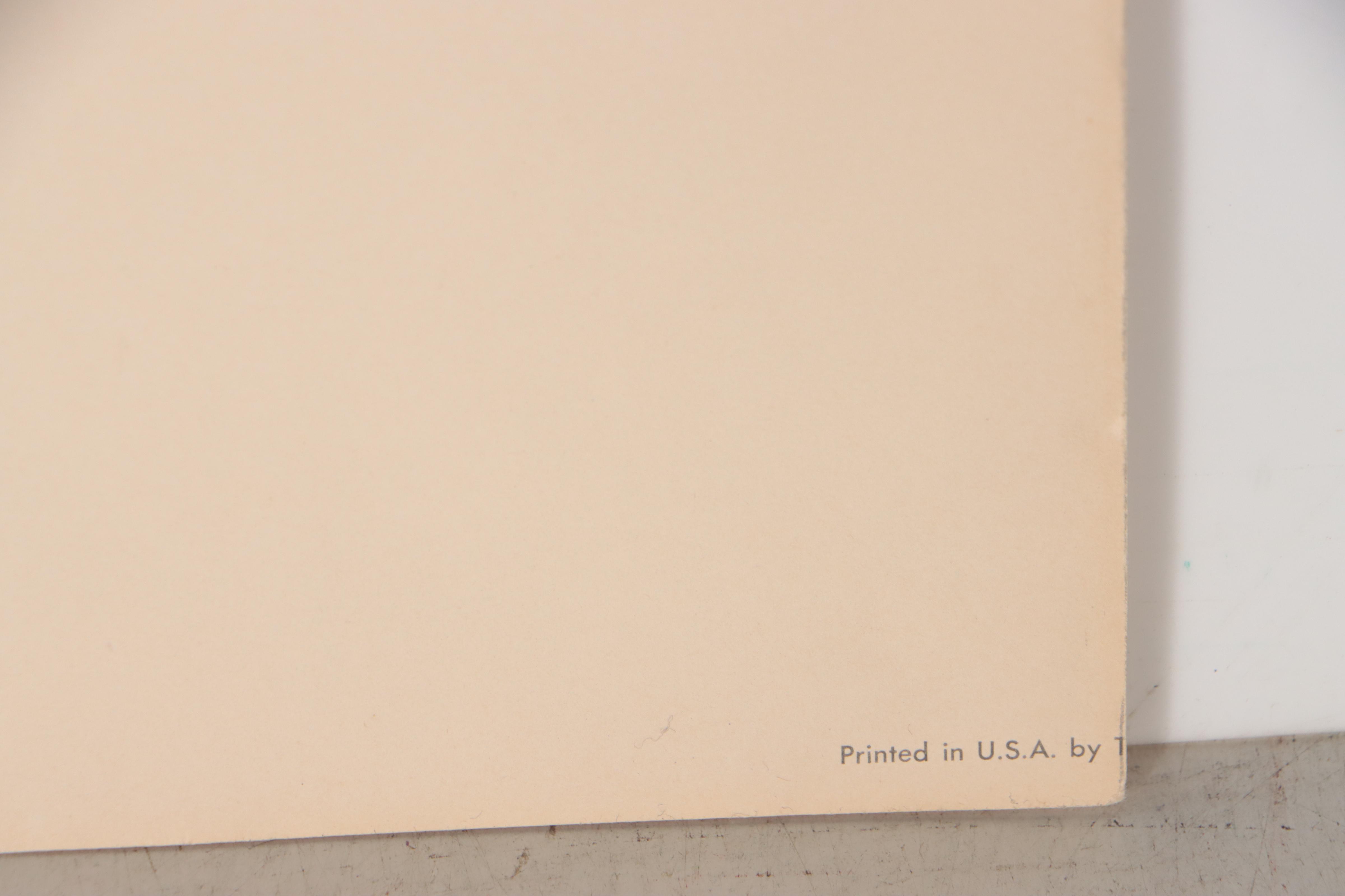 Collotype of Cat After Da Wei Kwo "Tip," Mid 20th Century