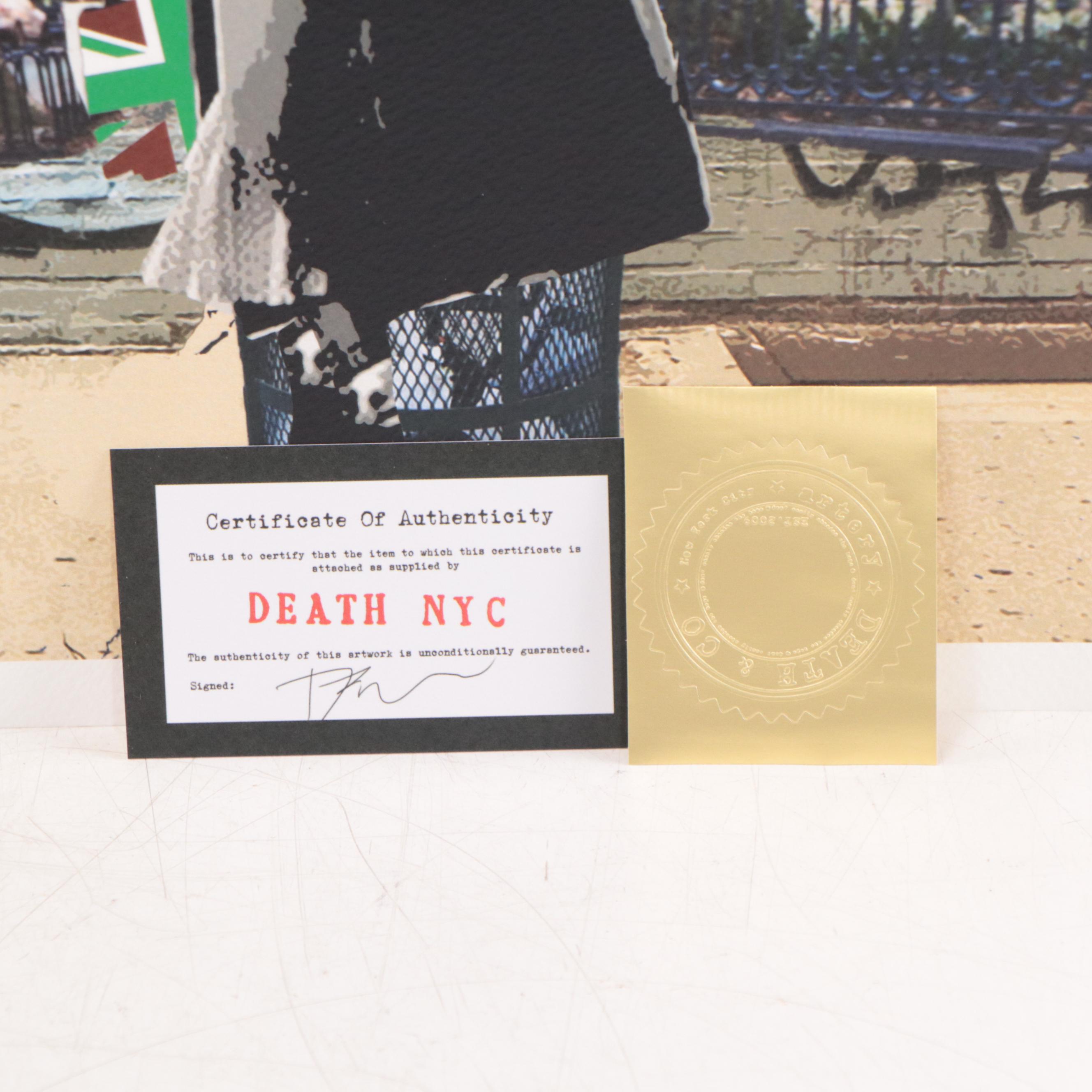 Death NYC Pop Art Graphic Print, 2020