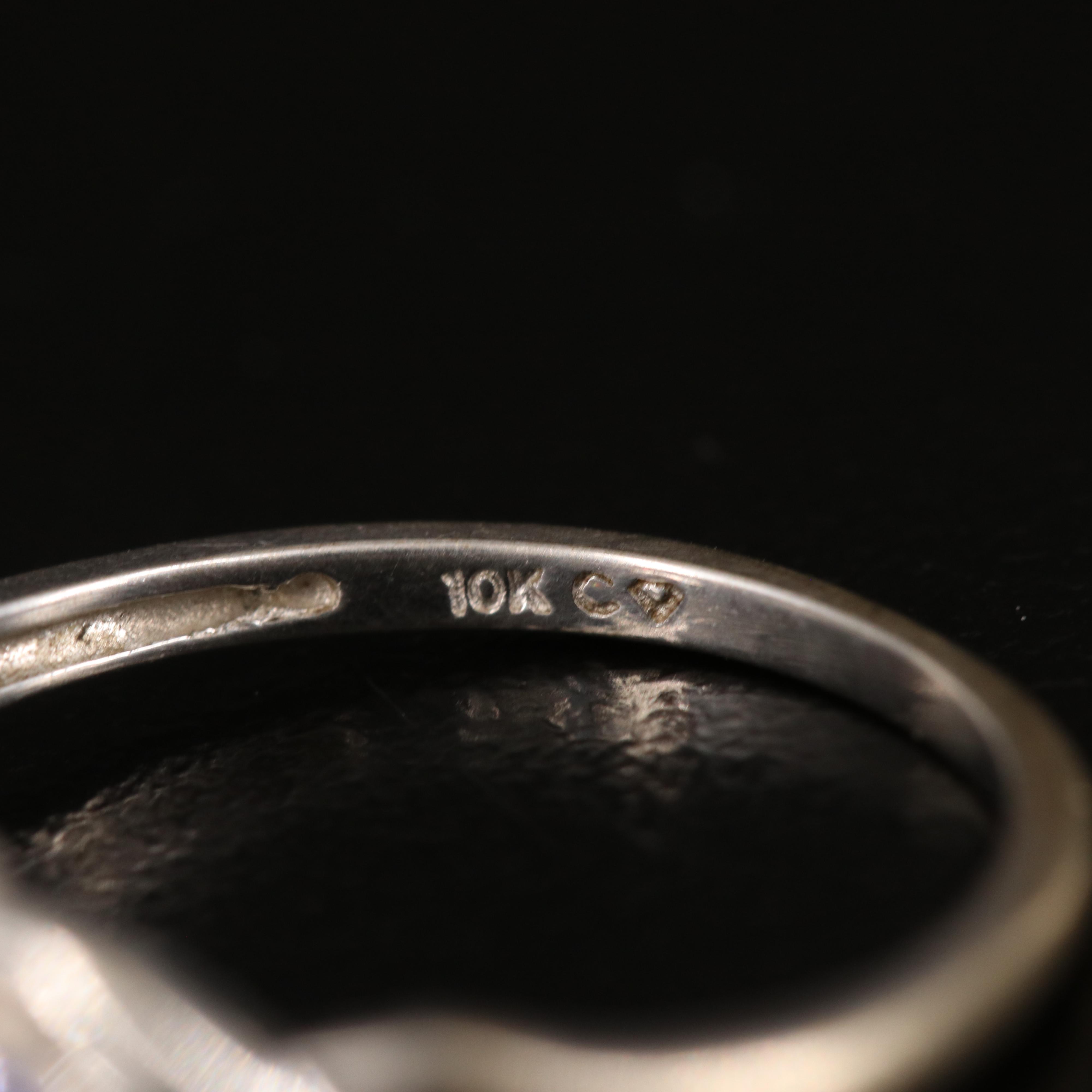 10K Tanzanite and Diamond Ring