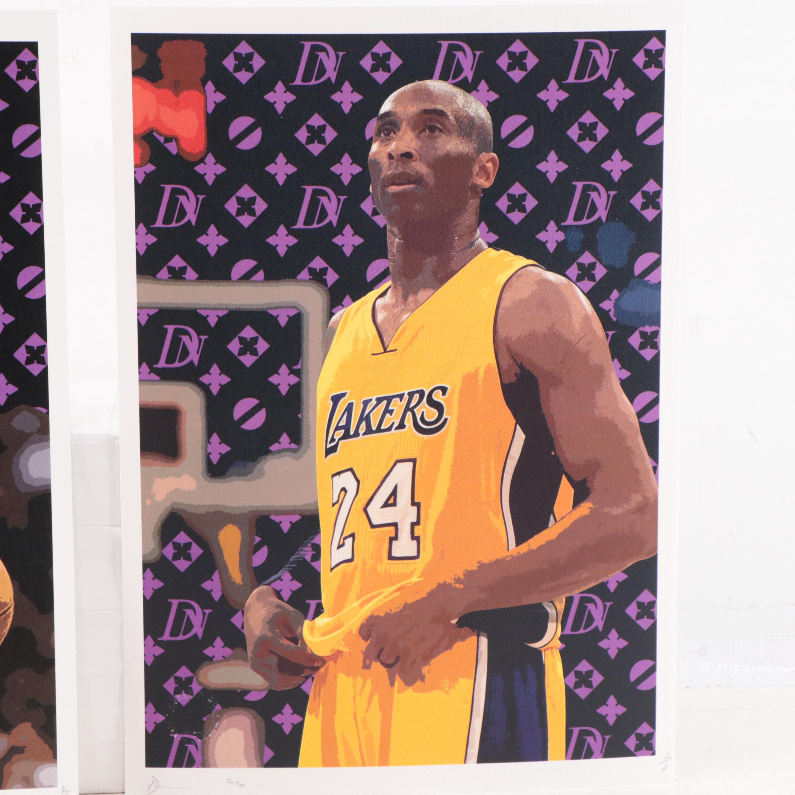 Death NYC Pop Art Graphic Prints of Kobe Bryant, 2020