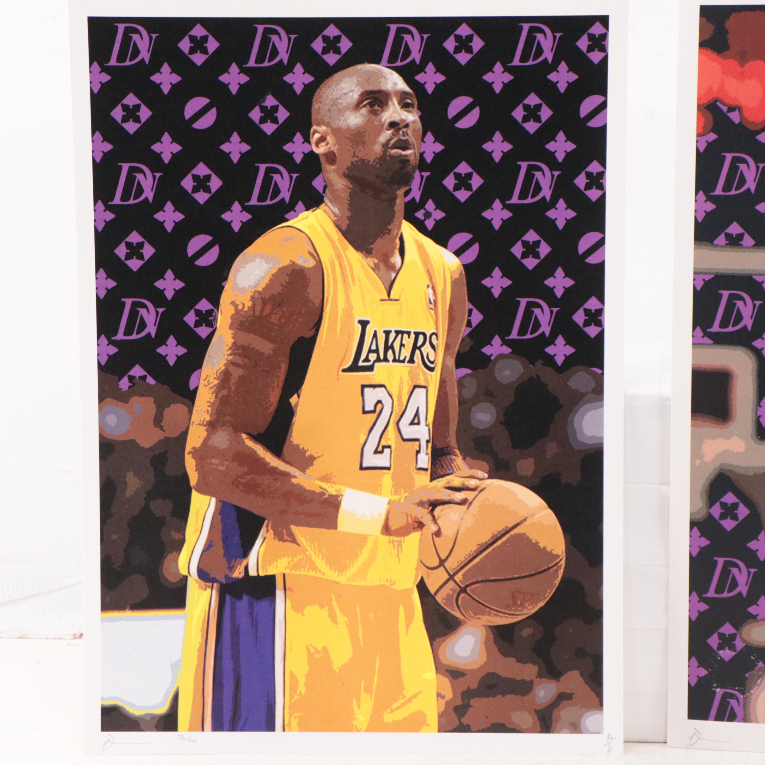 Death NYC Pop Art Graphic Prints of Kobe Bryant, 2020