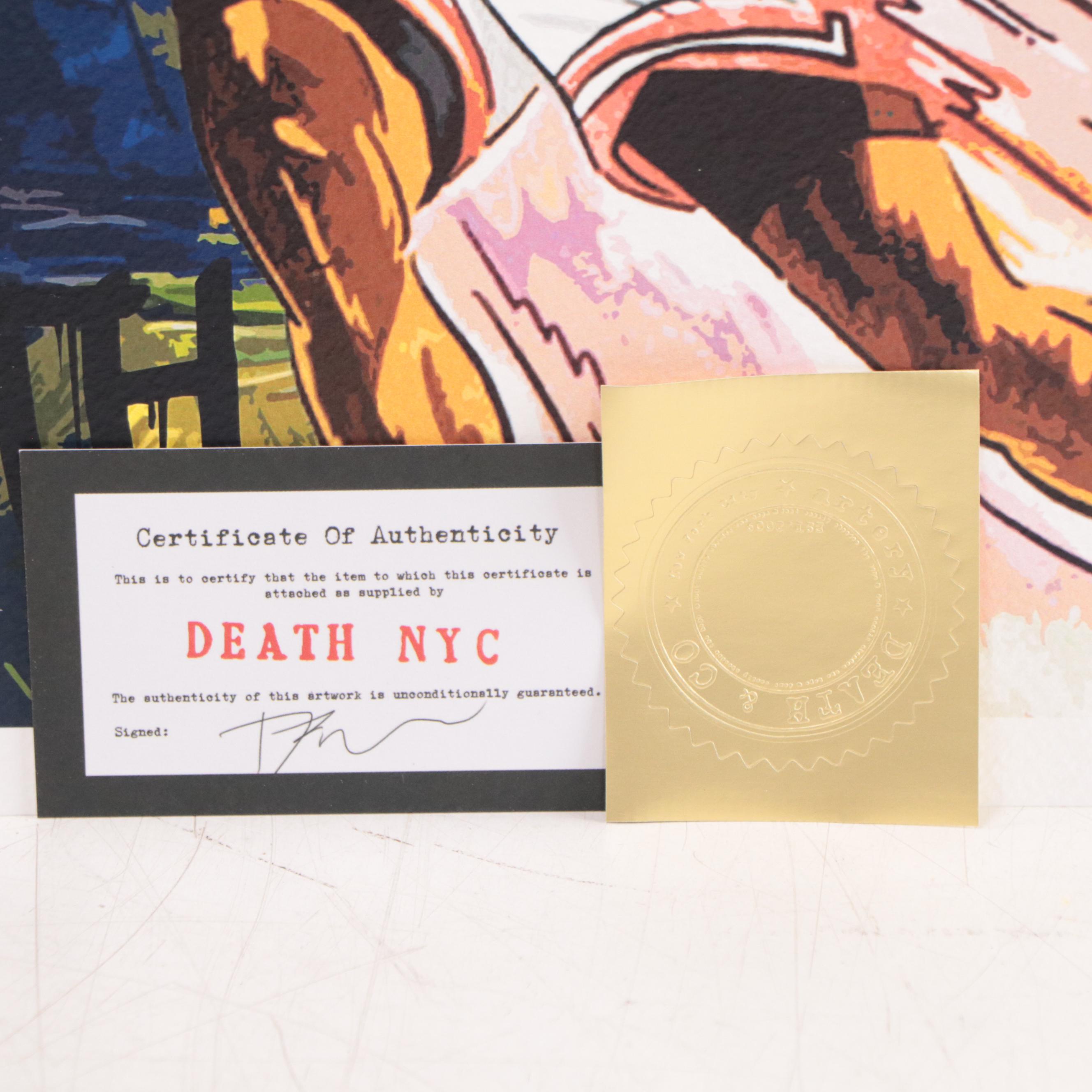 Death NYC Pop Art Graphic Print, 2022