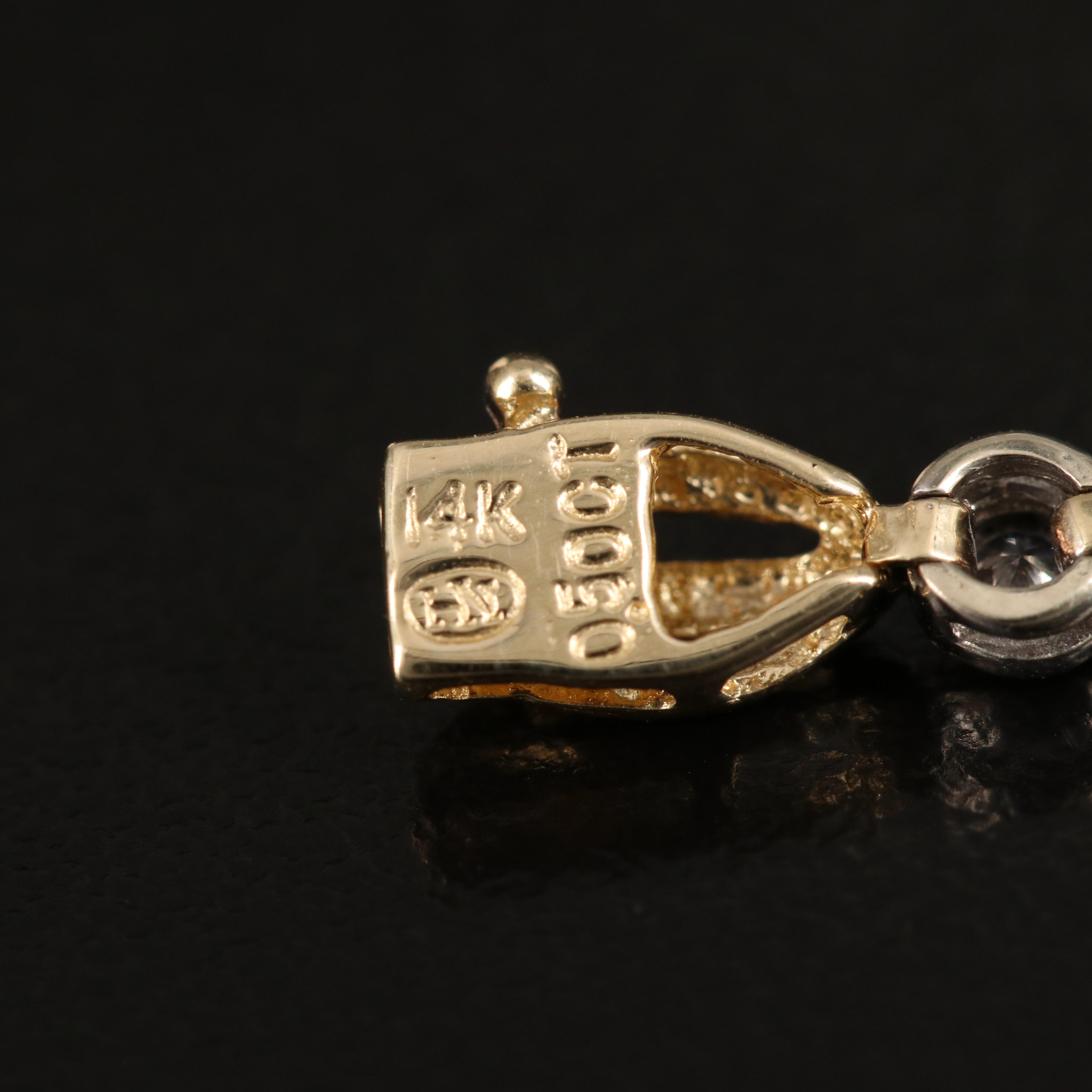 14K 0.50 CTW Diamond Line Bracelet