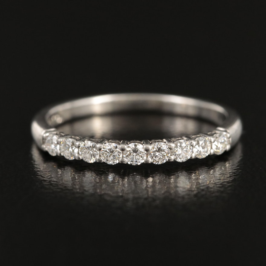 Tiffany & Co. Platinum 0.32 CTW Diamond Band