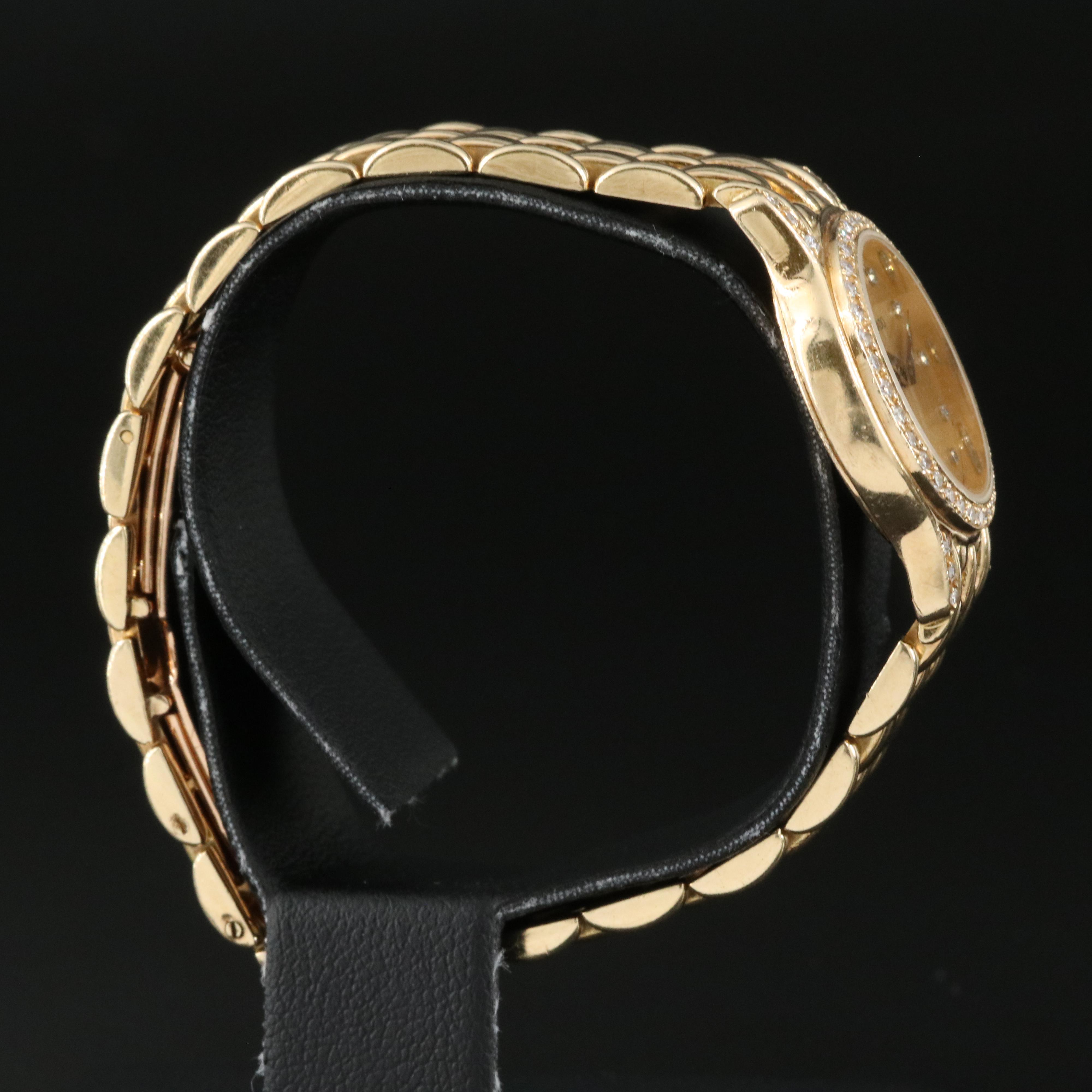 14K Movado Quartz Watch with Diamonds