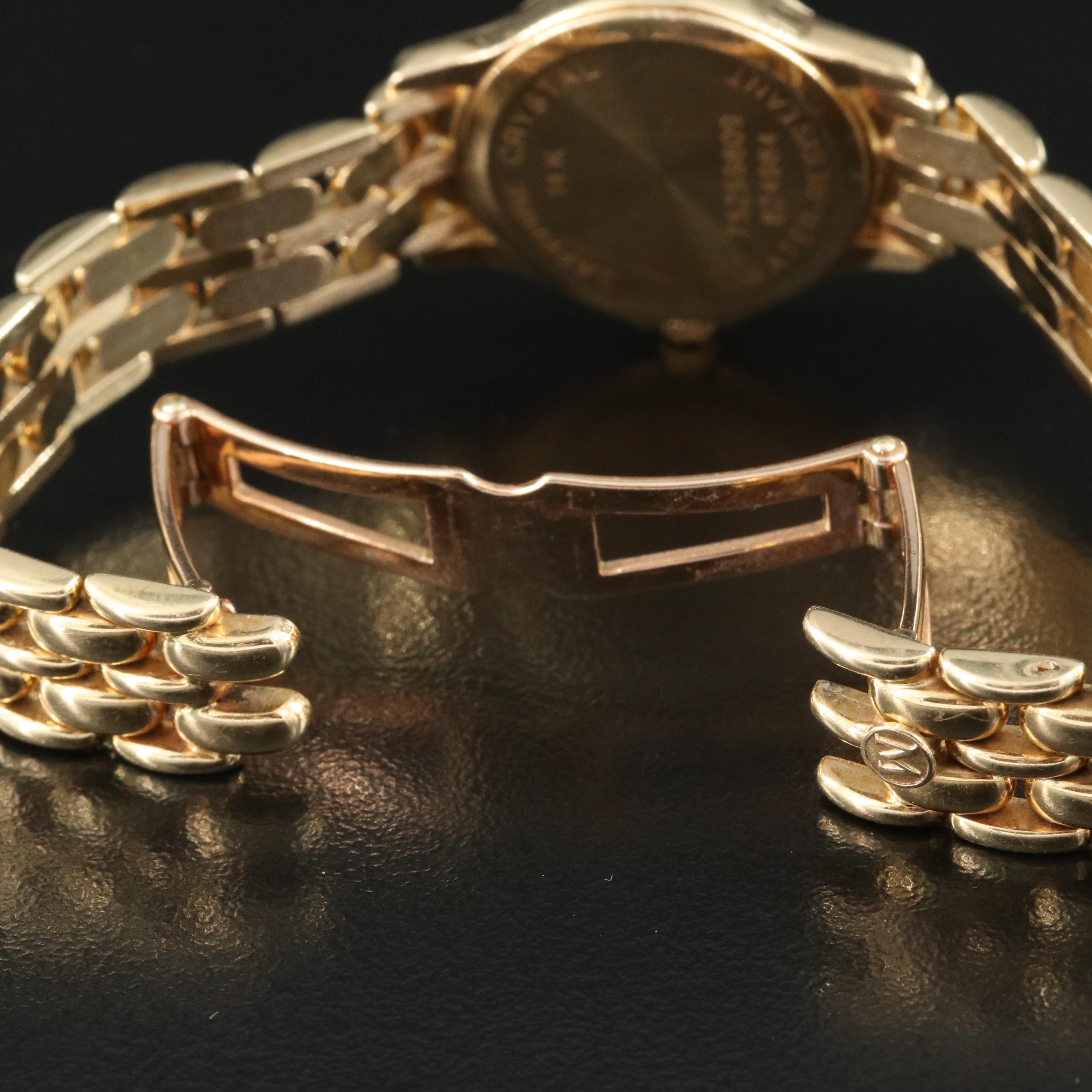 14K Movado Quartz Watch with Diamonds