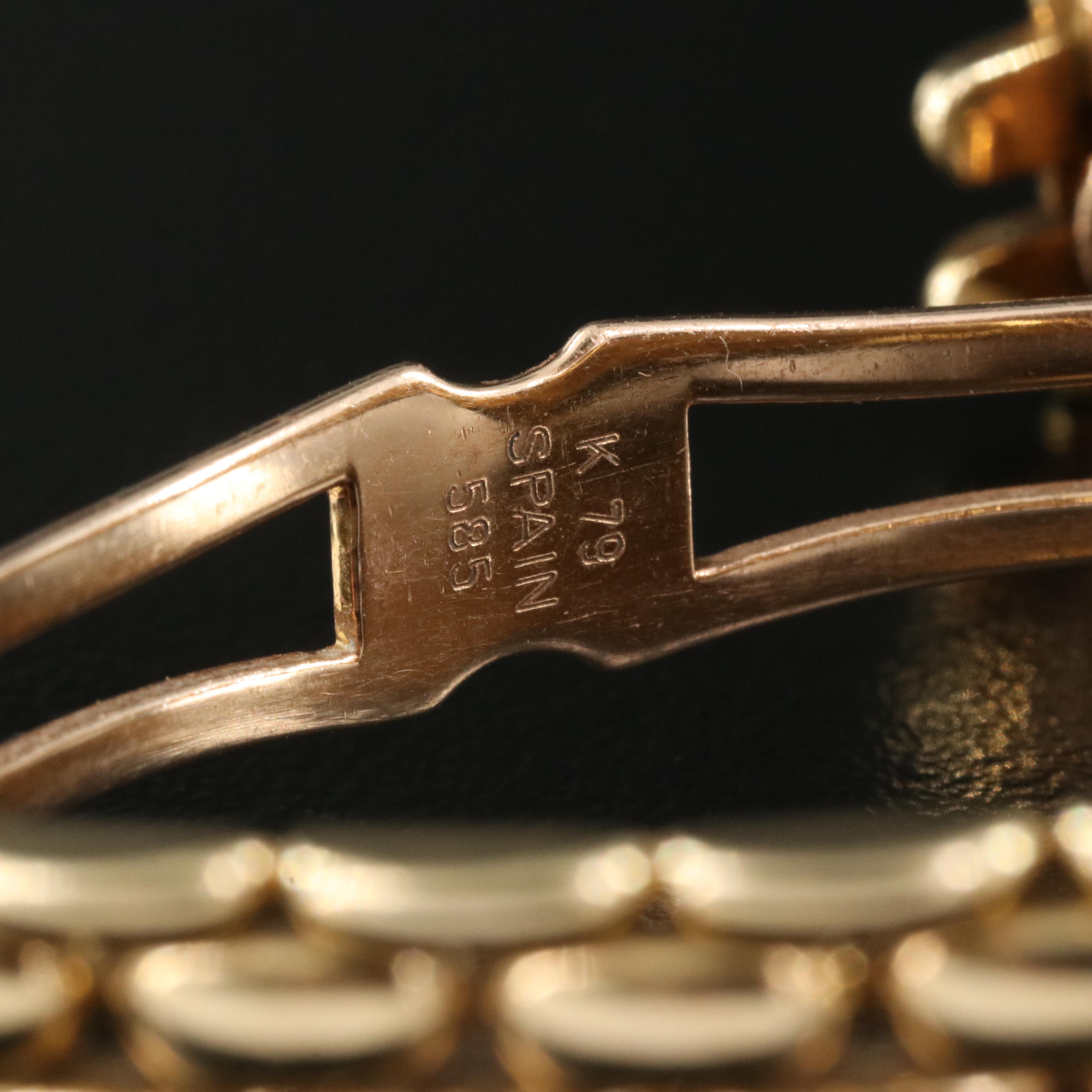 14K Movado Quartz Watch with Diamonds