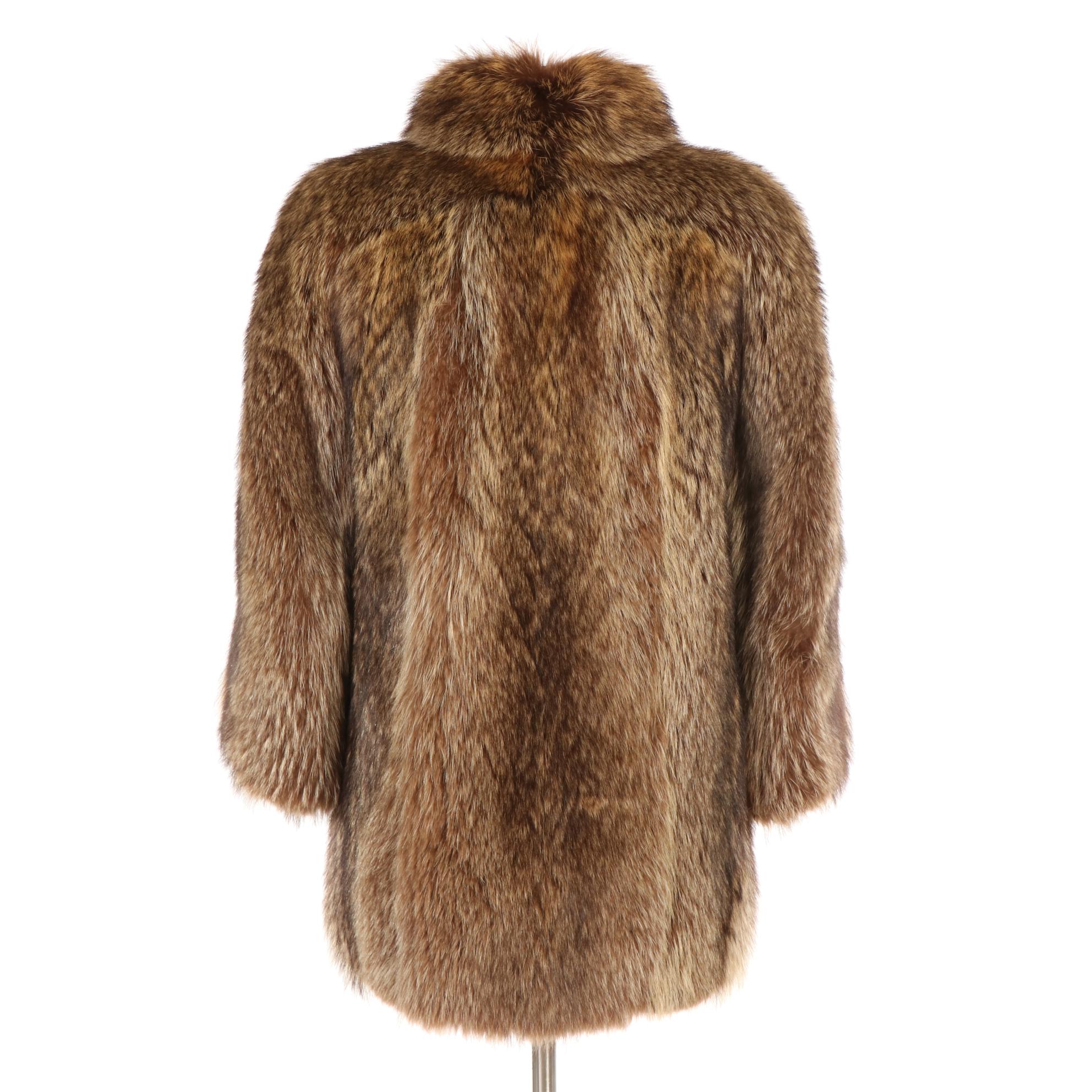 Finn Raccoon Fur Stroller Coat
