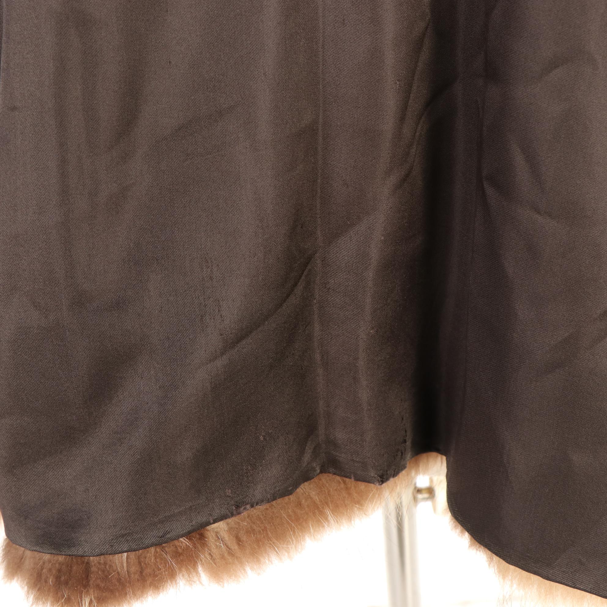 Finn Raccoon Fur Stroller Coat