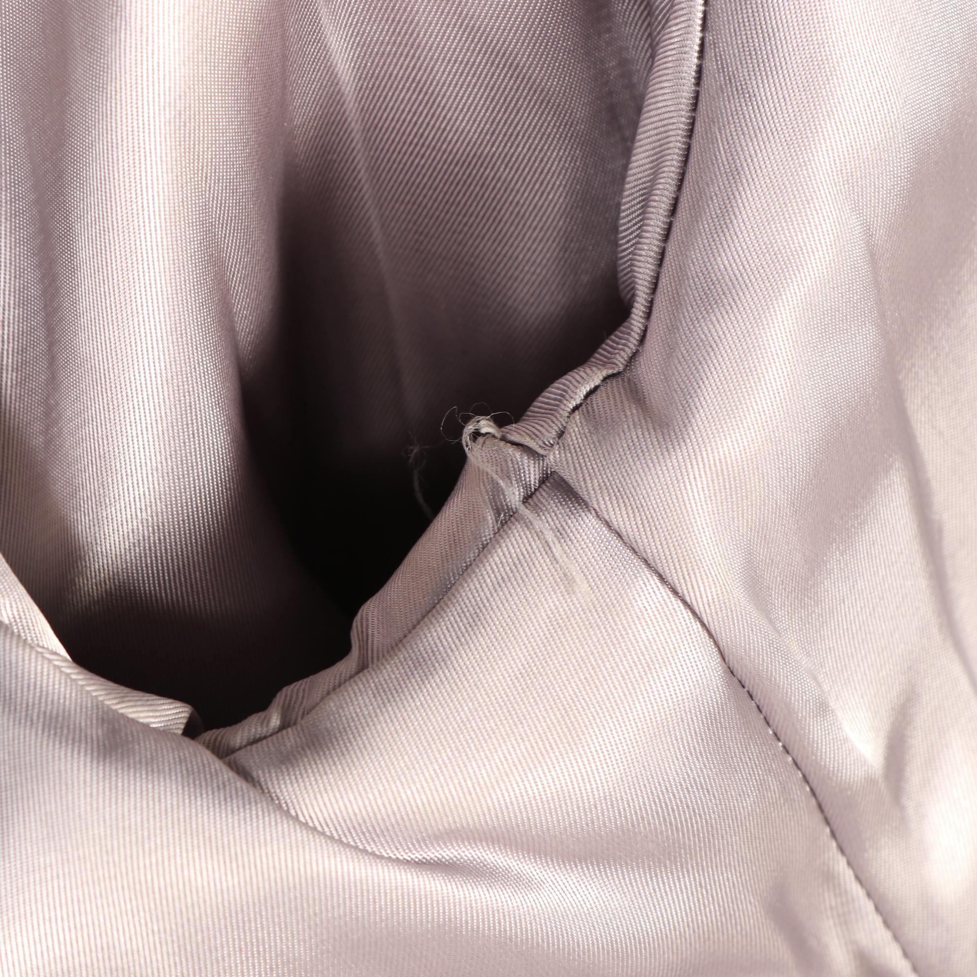 Dino Ricco's White/Grey Rabbit Fur Belted Jacket