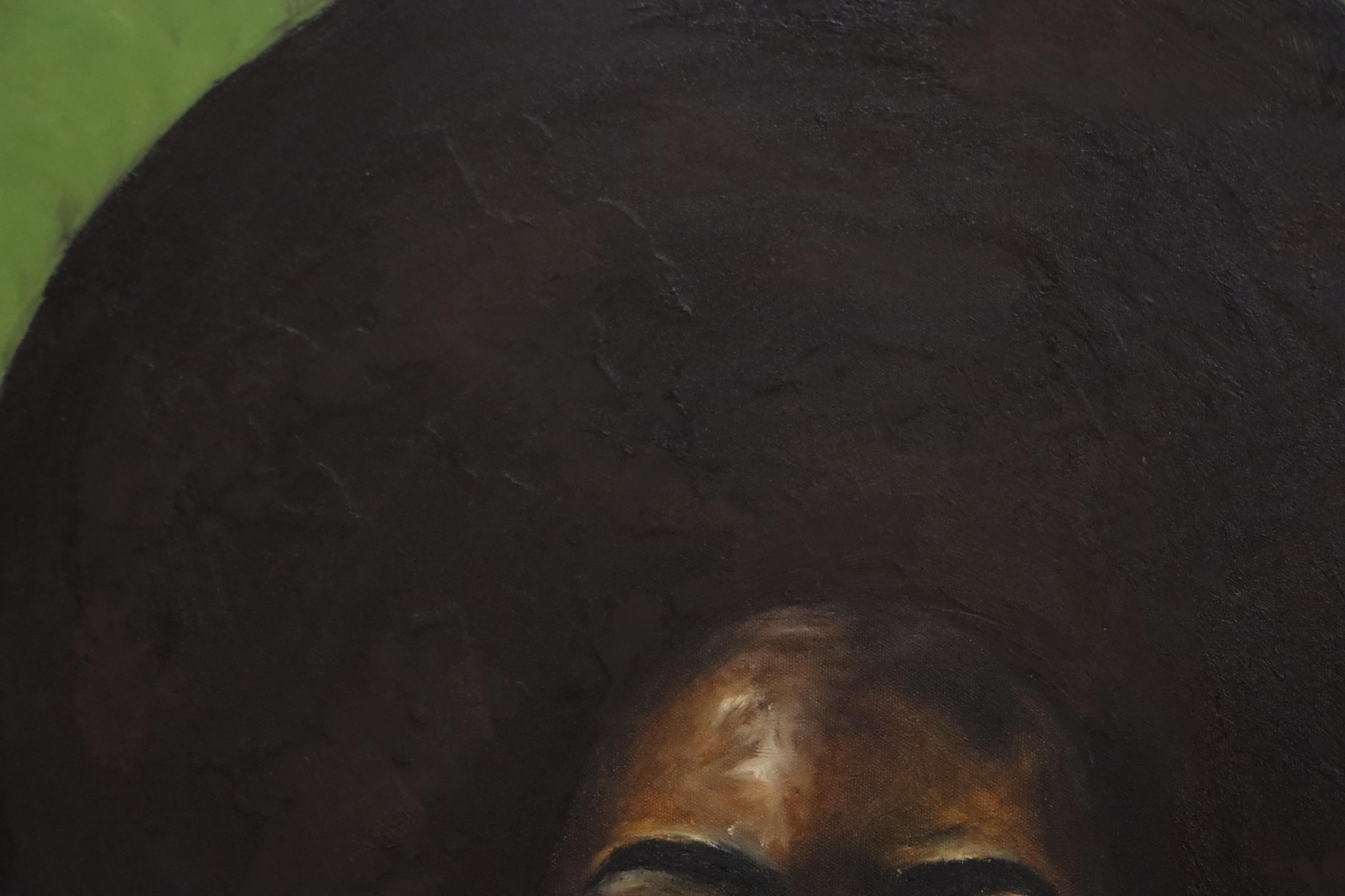 Oluwakemi Omowaire Oil Painting "Woman II," 21st Century