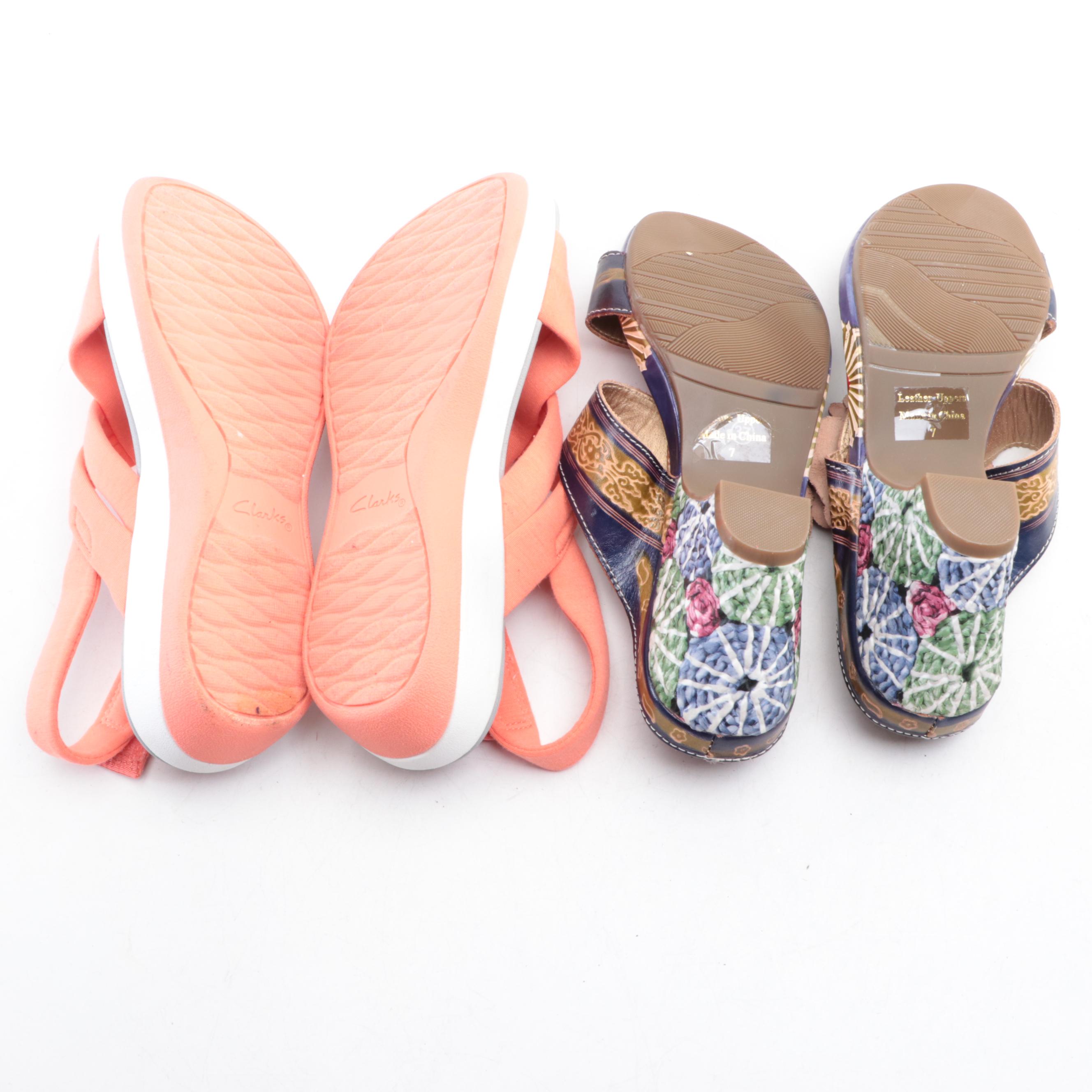 Isaac Mizrahi, Crocs, Skechers, Clarks, and Corky's Shoes