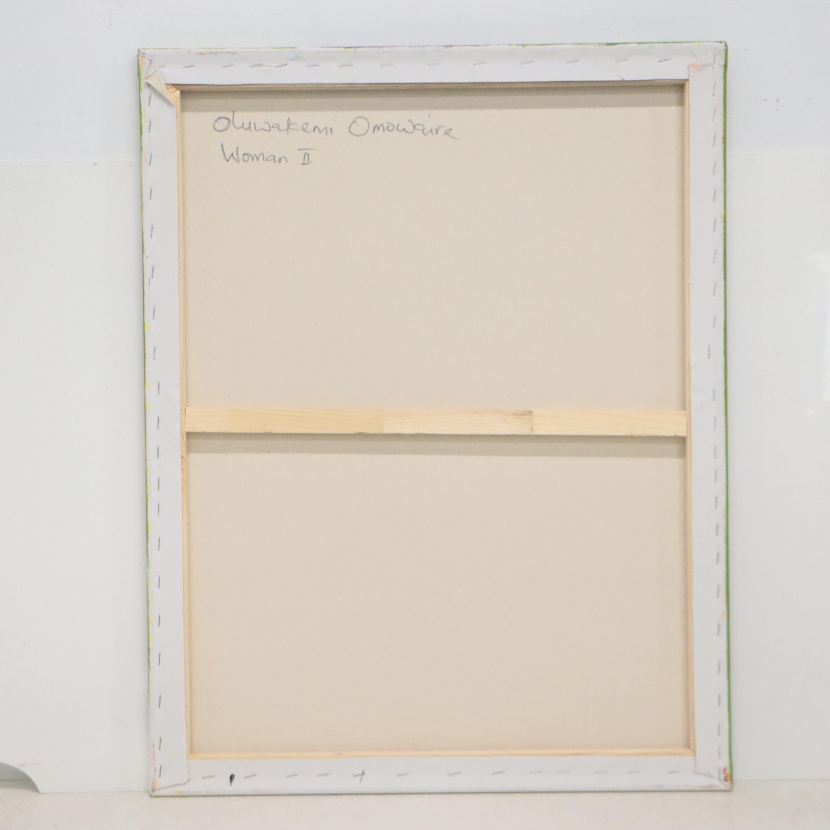 Oluwakemi Omowaire Oil Painting "Woman II," 21st Century