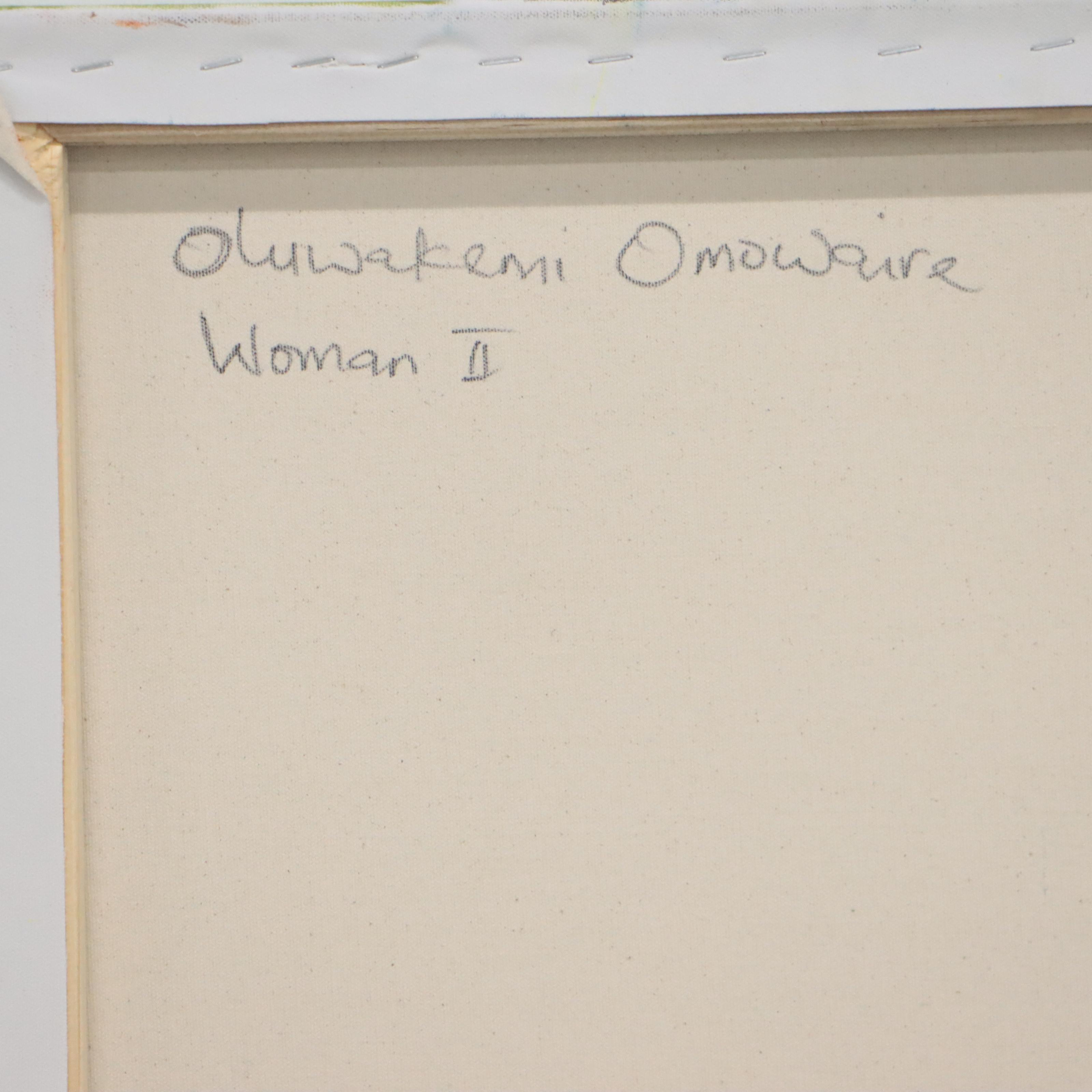 Oluwakemi Omowaire Oil Painting "Woman II," 21st Century