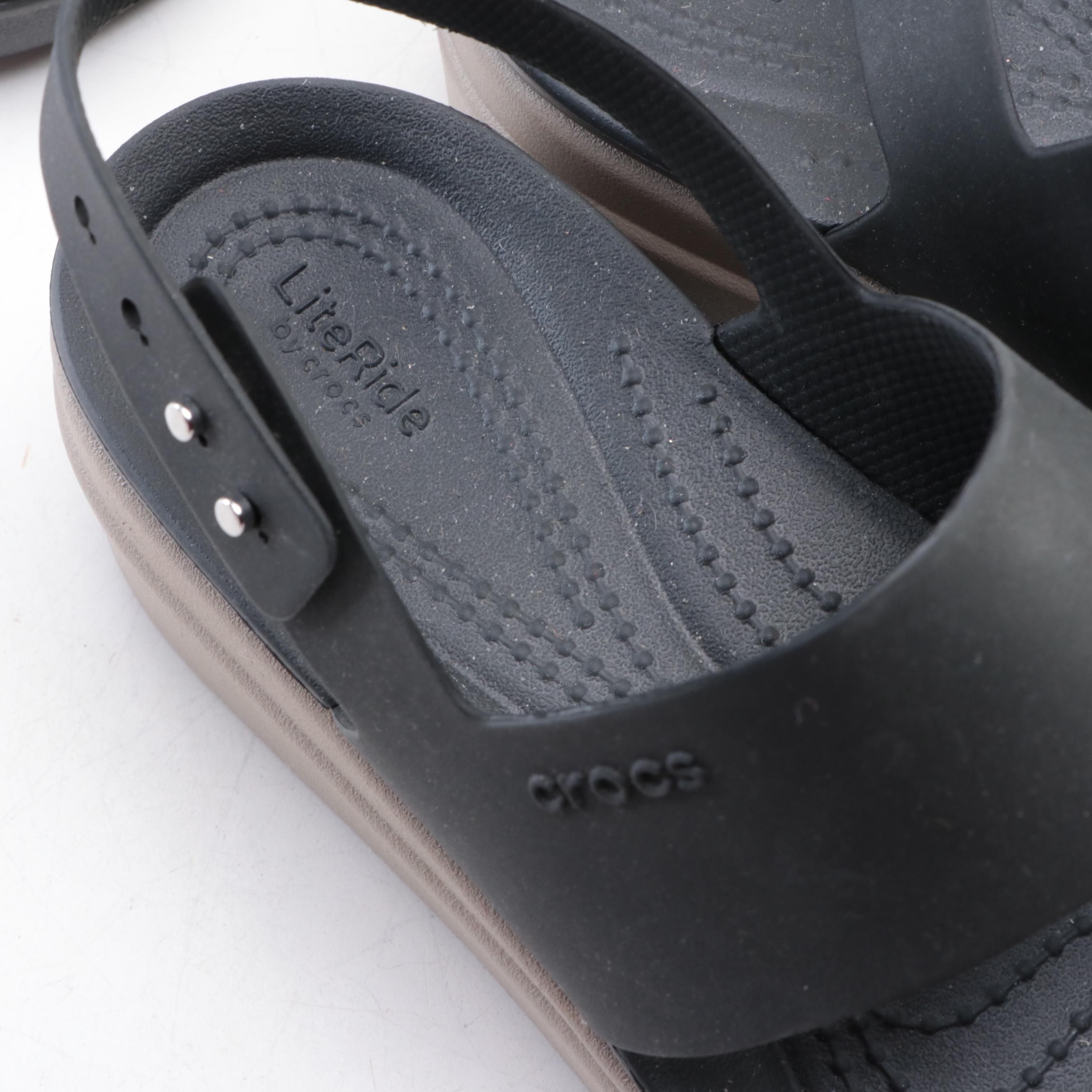 Isaac Mizrahi, Crocs, Skechers, Clarks, and Corky's Shoes