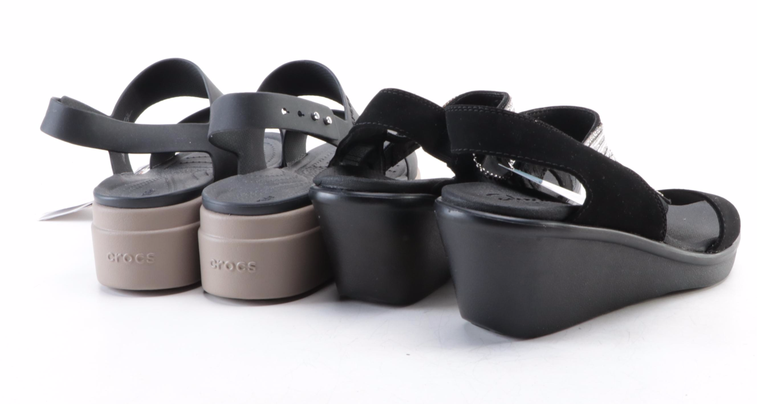 Isaac Mizrahi, Crocs, Skechers, Clarks, and Corky's Shoes