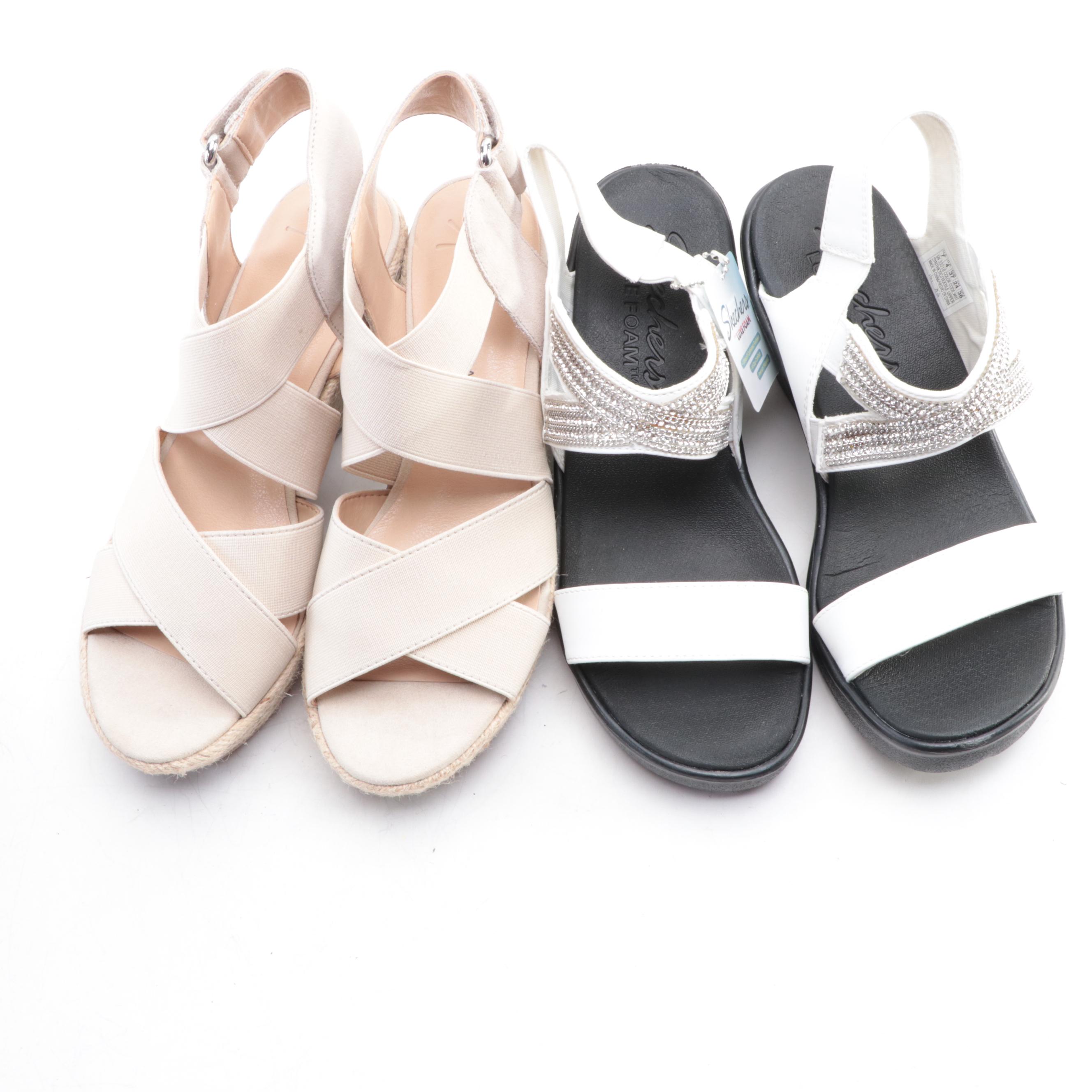 Isaac Mizrahi, Crocs, Skechers, Clarks, and Corky's Shoes