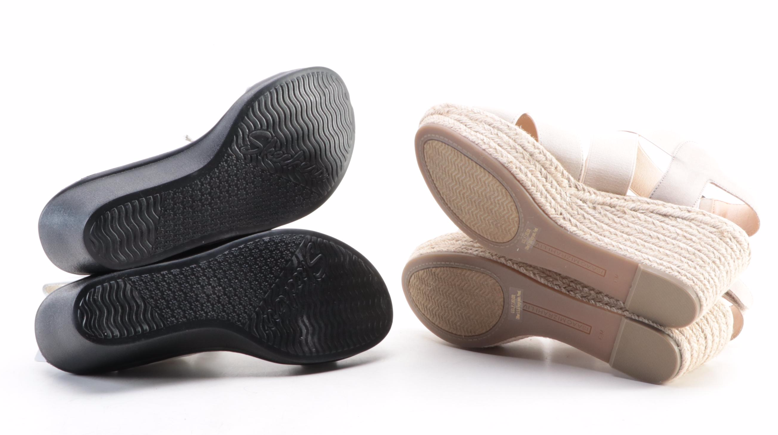 Isaac Mizrahi, Crocs, Skechers, Clarks, and Corky's Shoes