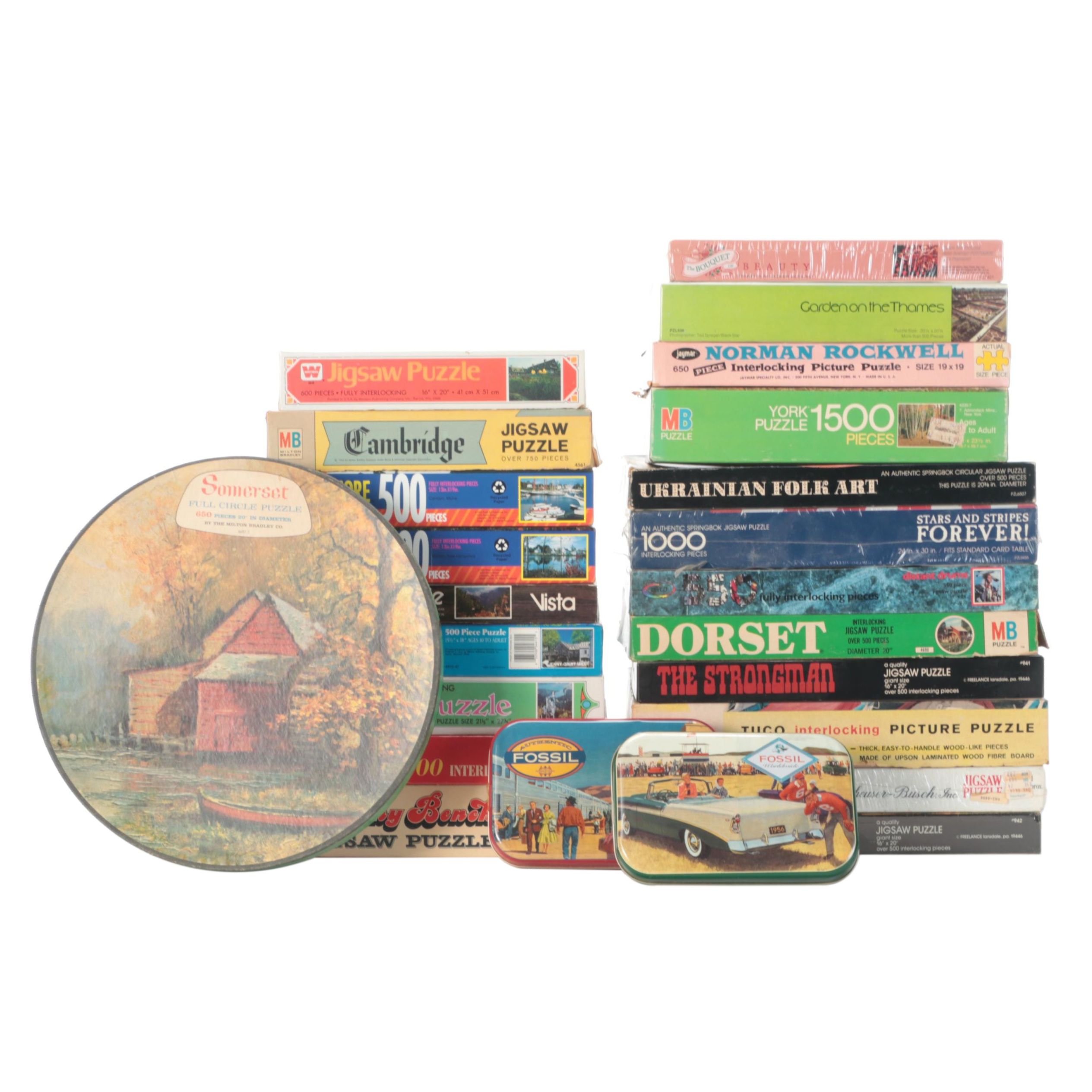 Norman Rockwell, The Strongman, Johnny Bench and More Jigsaw Puzzles