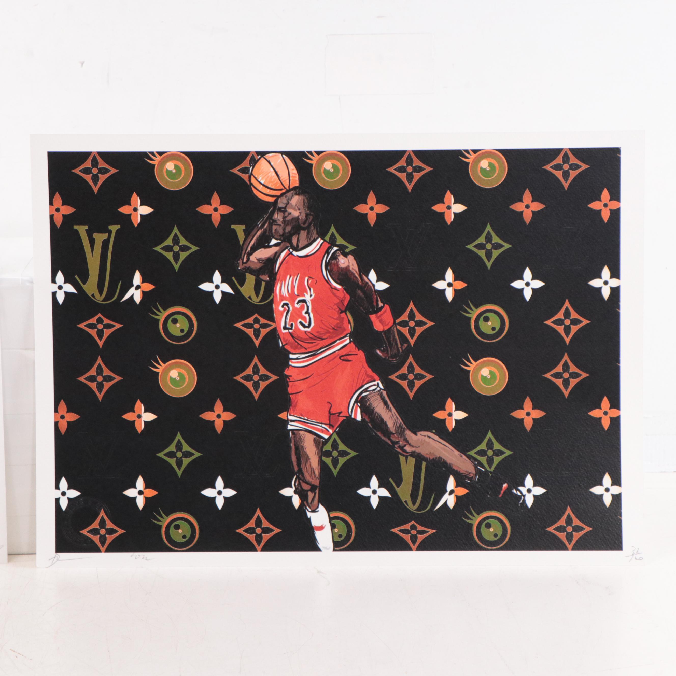 Death NYC Pop Art Basketball Theme Graphic Prints, 21st Century
