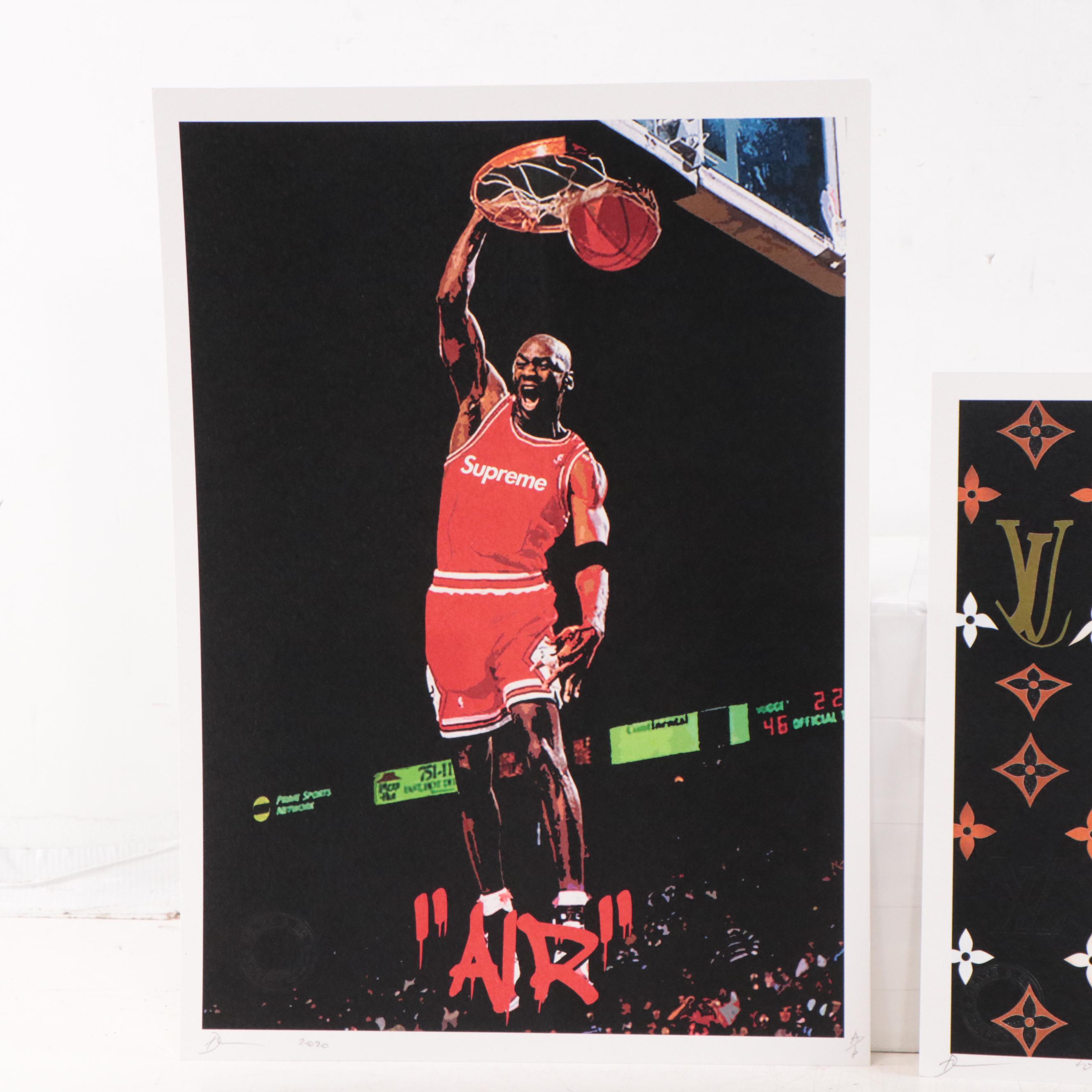 Death NYC Pop Art Basketball Theme Graphic Prints, 21st Century