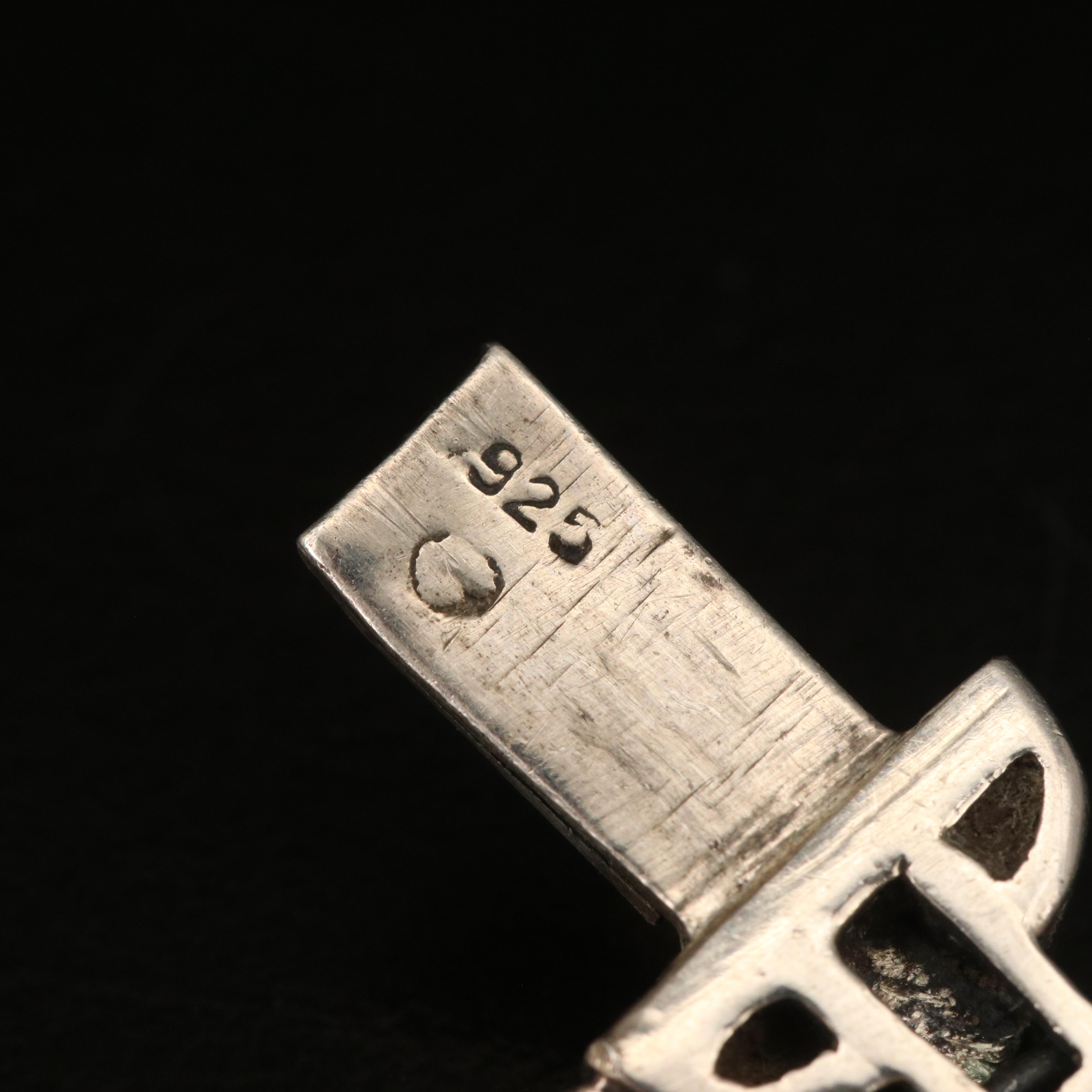 Sterling Glass, Spinel and Citrine Bracelet and Ring