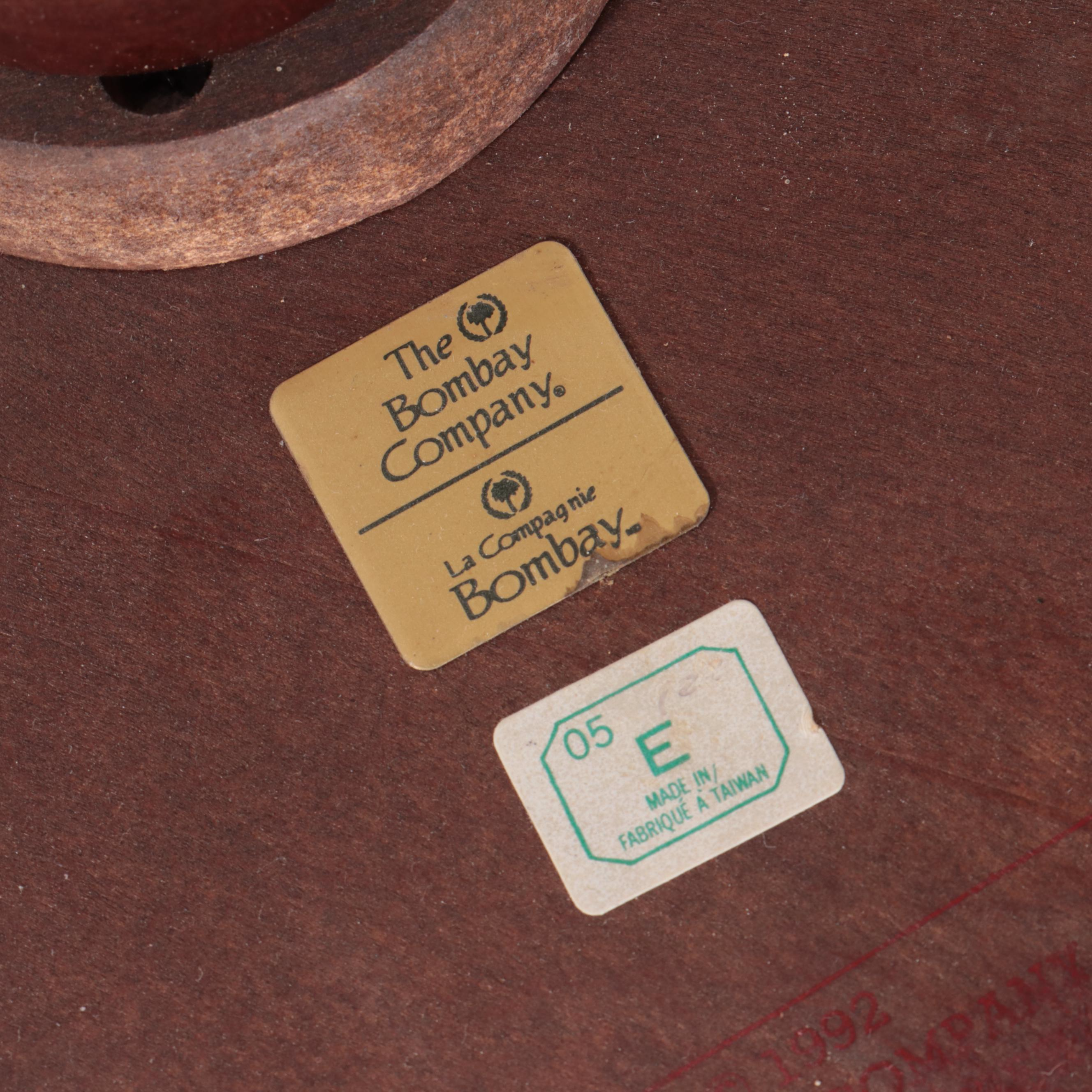 The Bombay Co. Regency Style Mahogany-Stained Tripod Table, Late 20th Century